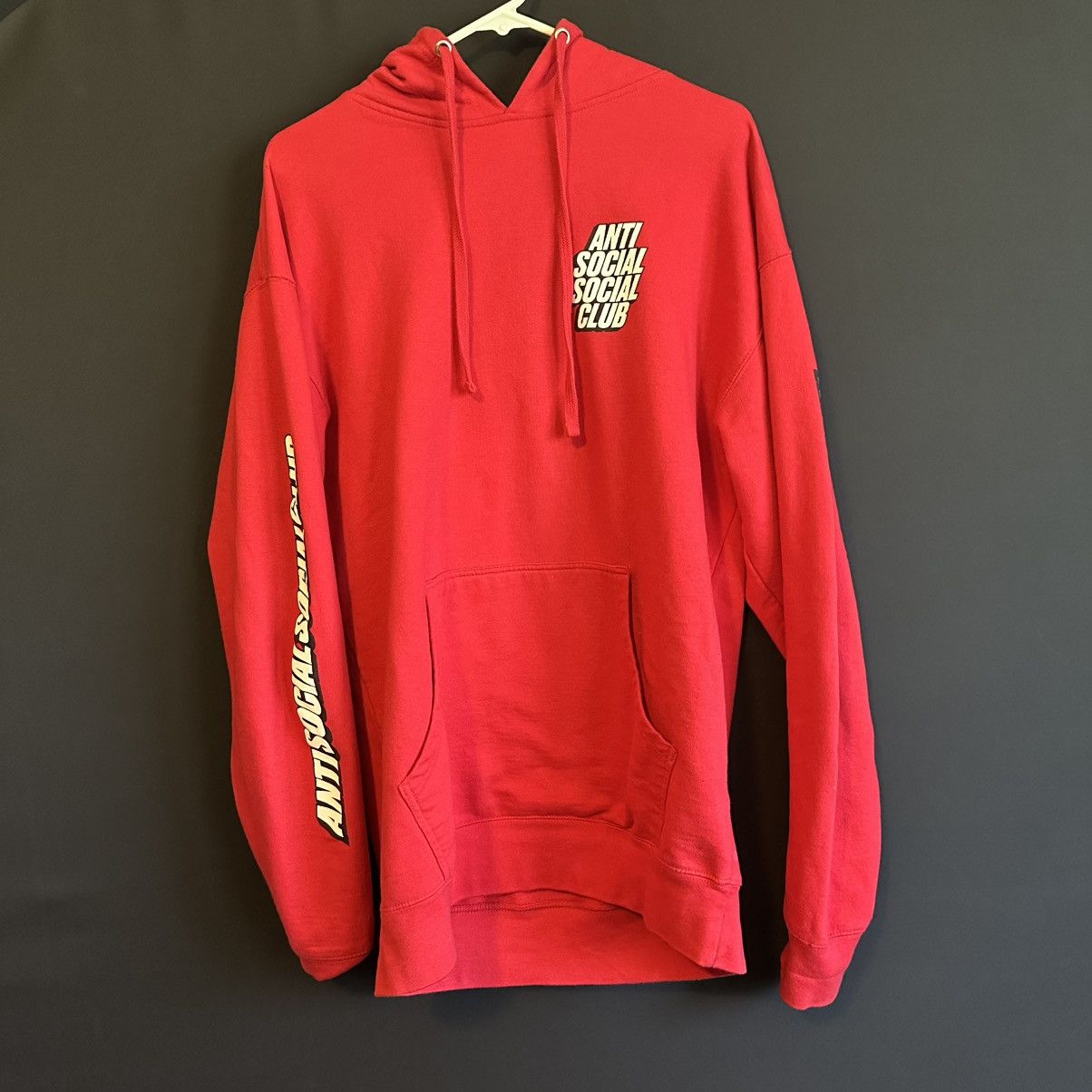 Anti Social Social Club Anti Social Social Club Red Tokyo Hoodie (SS21) Size US L / EU 52-54 / 3 - 1 Thumbnail