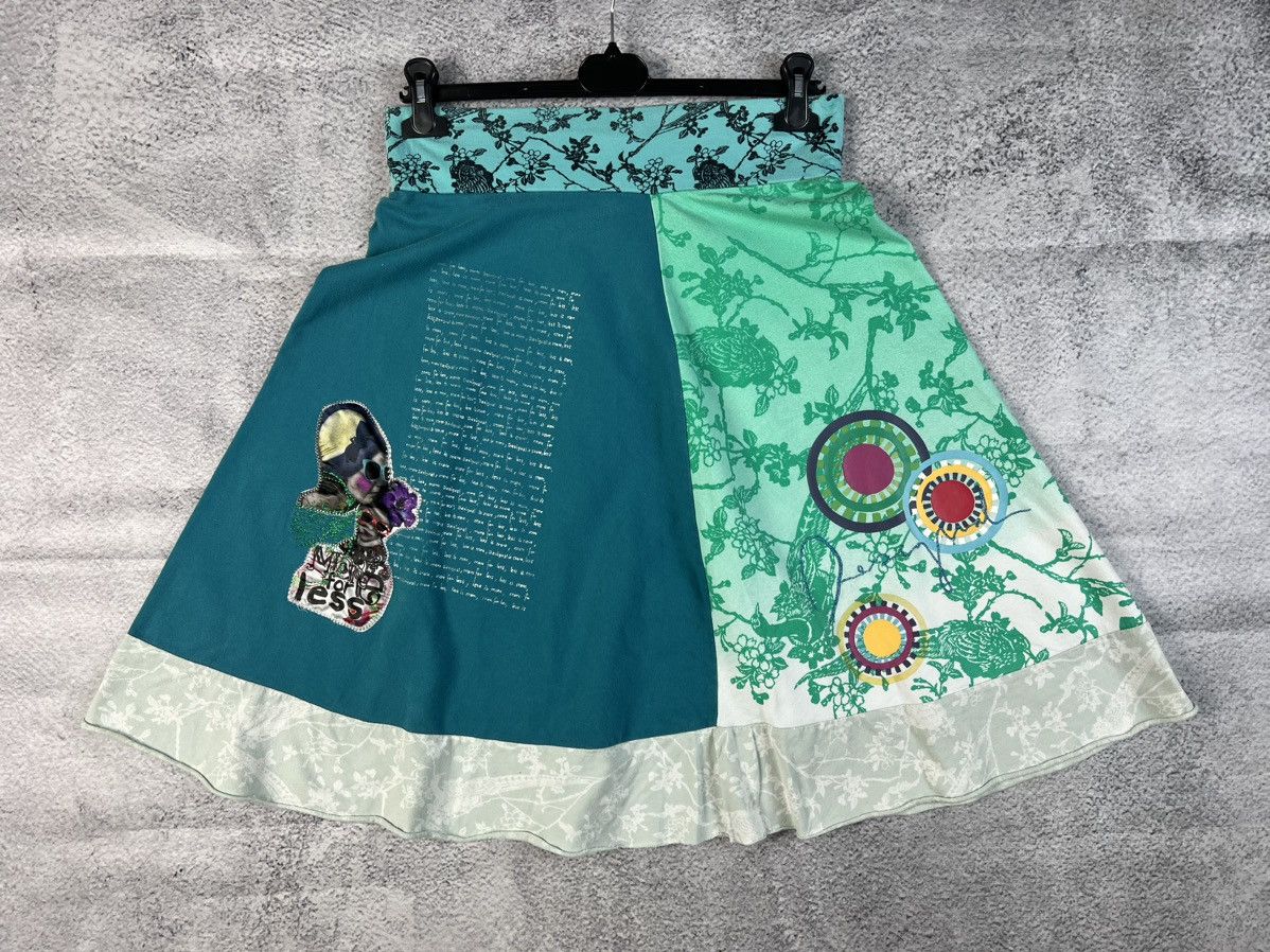 Desigual × Vintage Desigual avant garde designer skirt Size 28" / US 6 / IT 42 - 2 Thumbnail