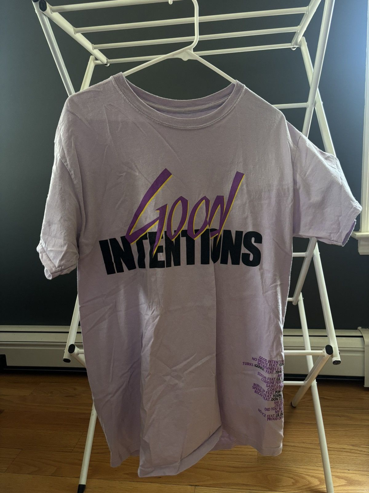 Vlone Light purple Good intentions Nav Vlone T shirt Size US M / EU 48-50 / 2 - 1 Thumbnail