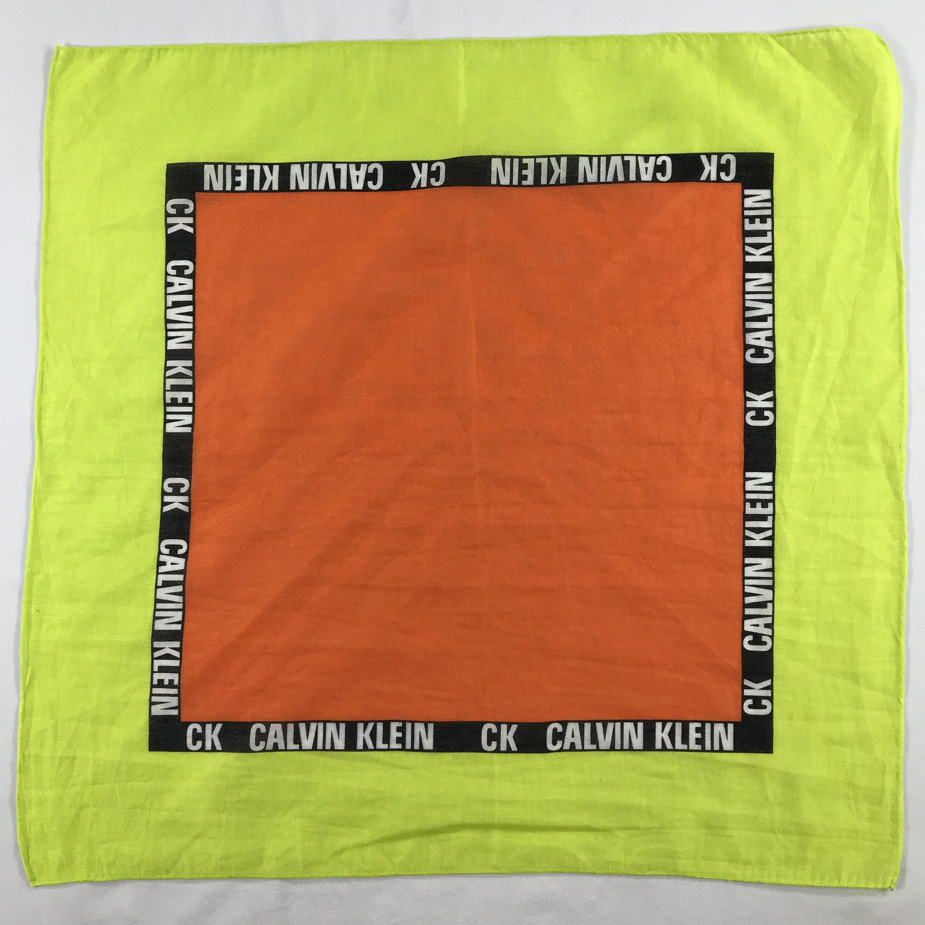 Calvin Klein × Vintage Calvin Klein Bandana / Handkerchief / Neckerchief - S2203 Size ONE SIZE - 1 Thumbnail