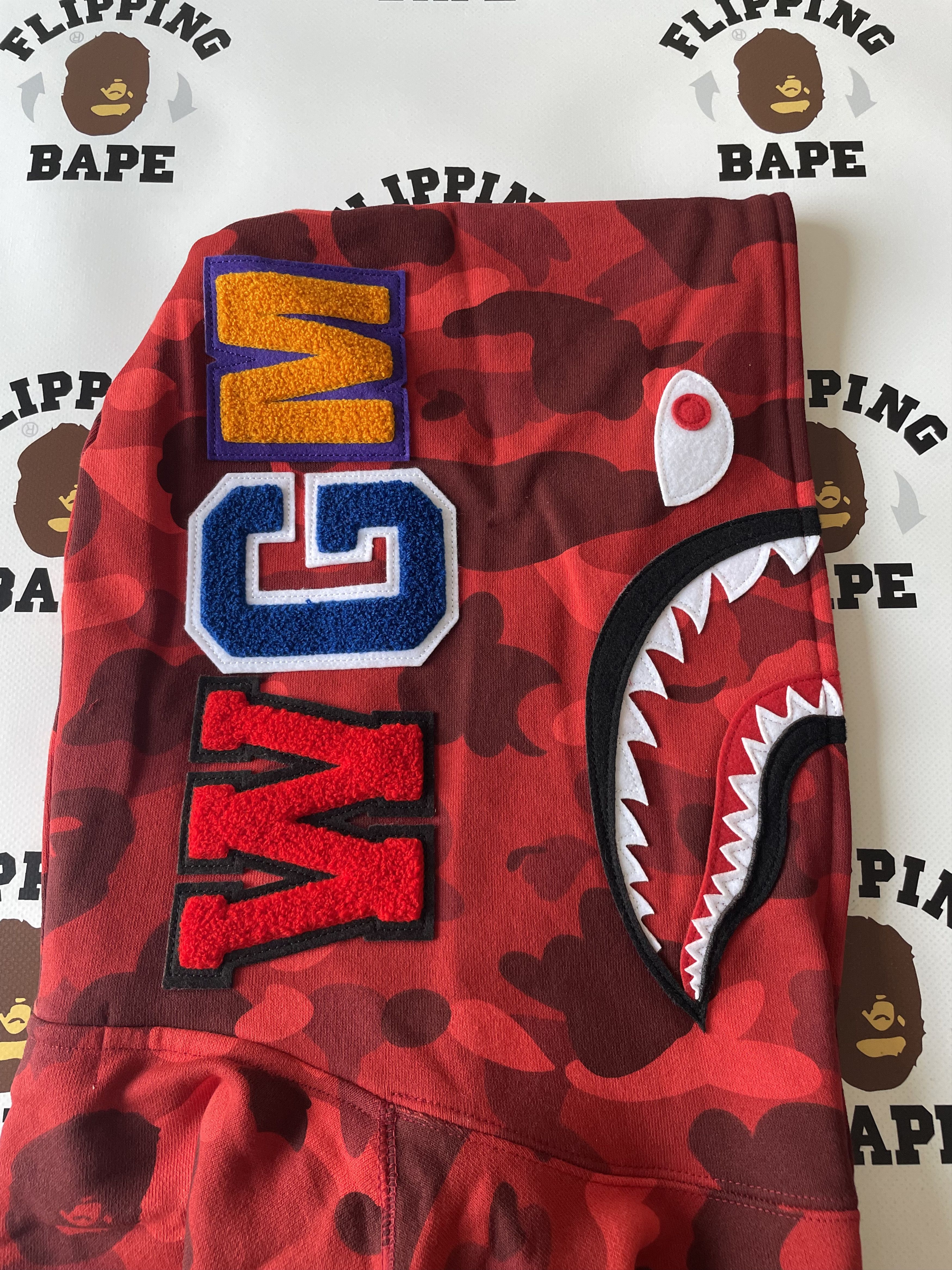 Bape BAPE COLOR CAMO SHARK PULLOVER HOODIE SS24 Size US L / EU 52-54 / 3 - 5 Thumbnail