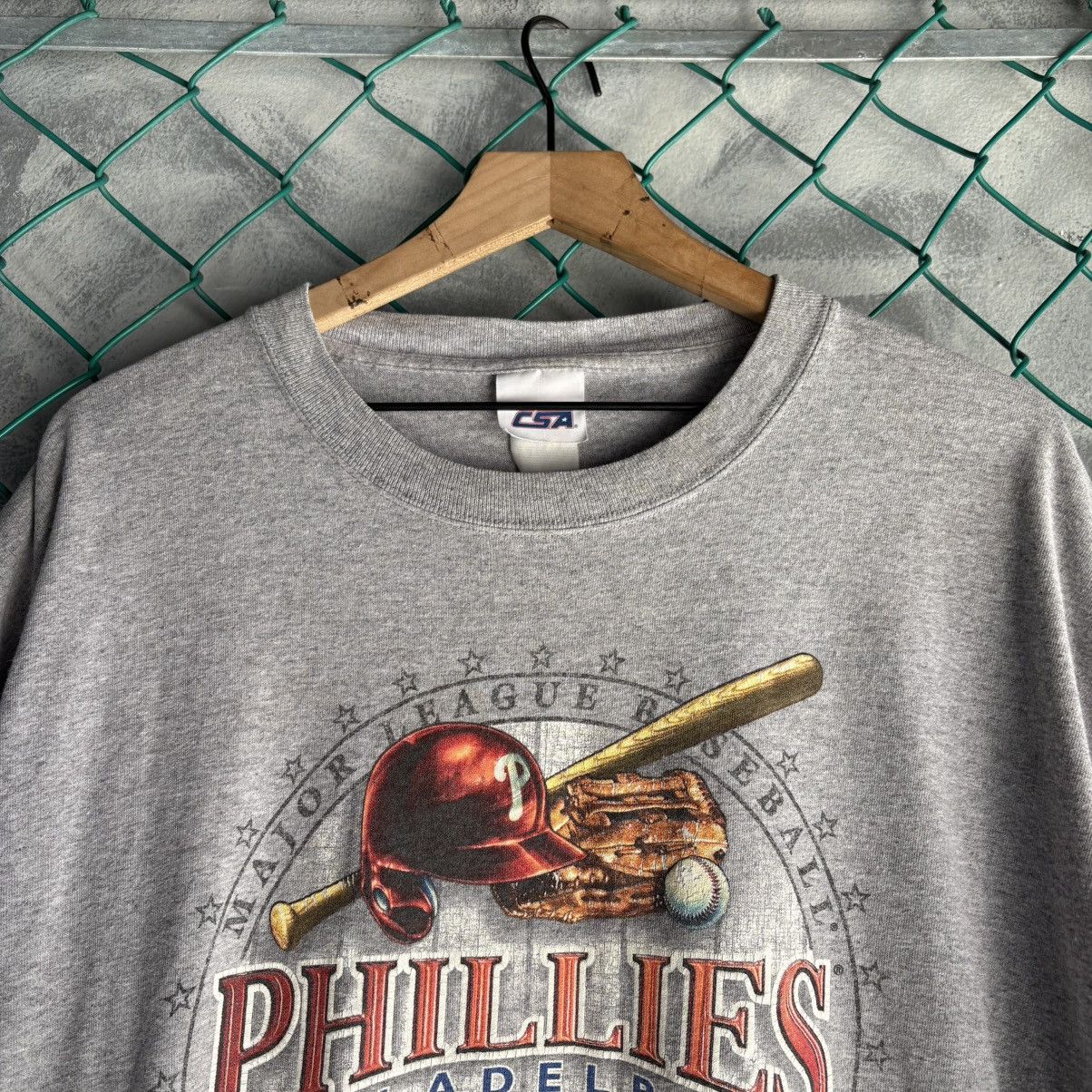 Other MLB Philadelphia Phillies 1883 Vintage TShirt Men Sz XL Gray Size US XL / EU 56 / 4 - 2 Thumbnail