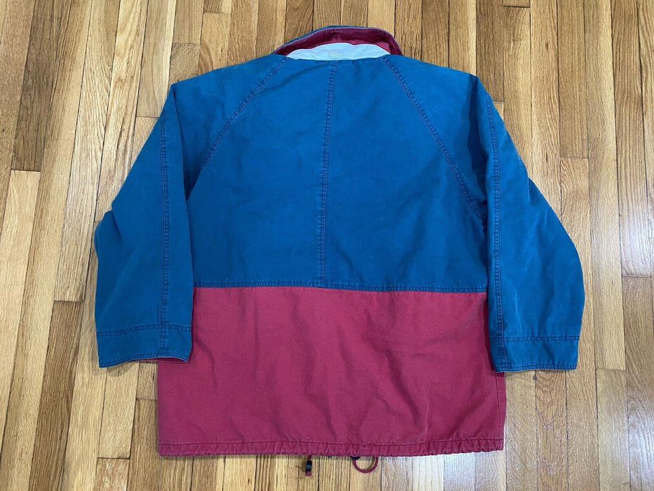 90s-00'S Timberland WEATHERGEAR windbreaker, men's size M cotton black type Vintage Second Hand