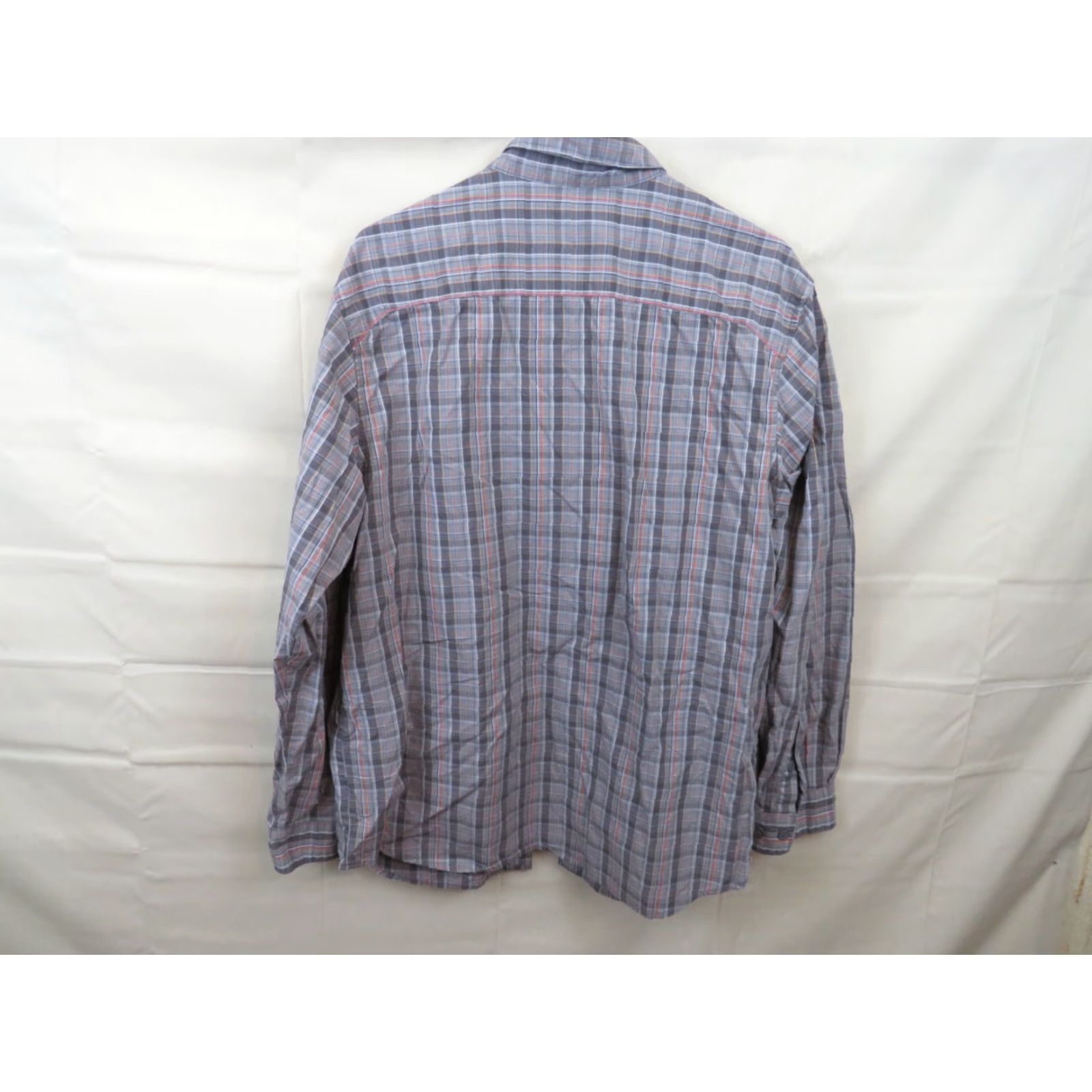Colombo Columbia Button-Down Shirt L Grey Long Sleeve Plaid Men Button-Up Multicolor Sportwear Size US L / EU 52-54 / 3 - 5 Thumbnail