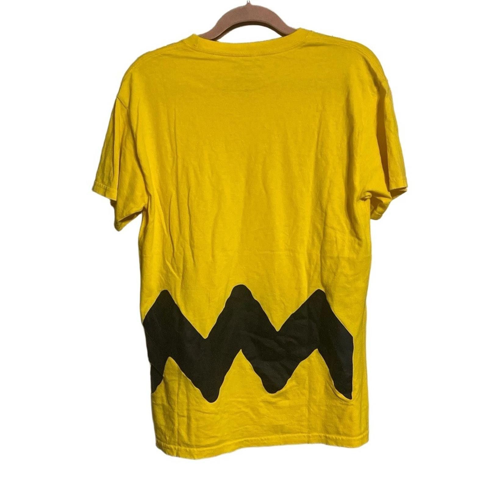 Peanuts Peanuts T-Shirt Charlie Brown Zigzag M Yellow Black Cartoon Size US M / EU 48-50 / 2 - 3 Thumbnail