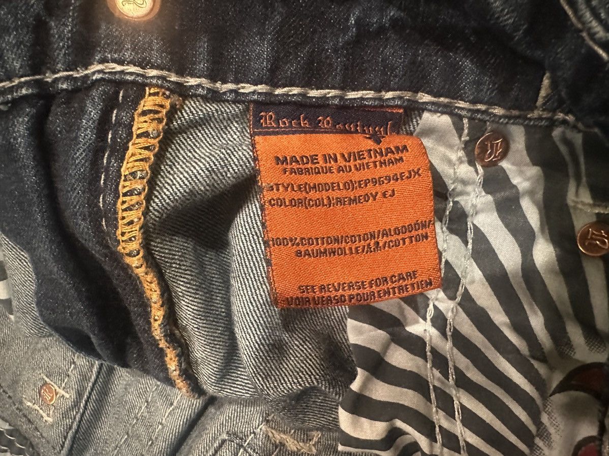 Rock Revival Rock Revival True Religion Style Loose Fit Jeans Size US 34 / EU 50 - 6 Thumbnail
