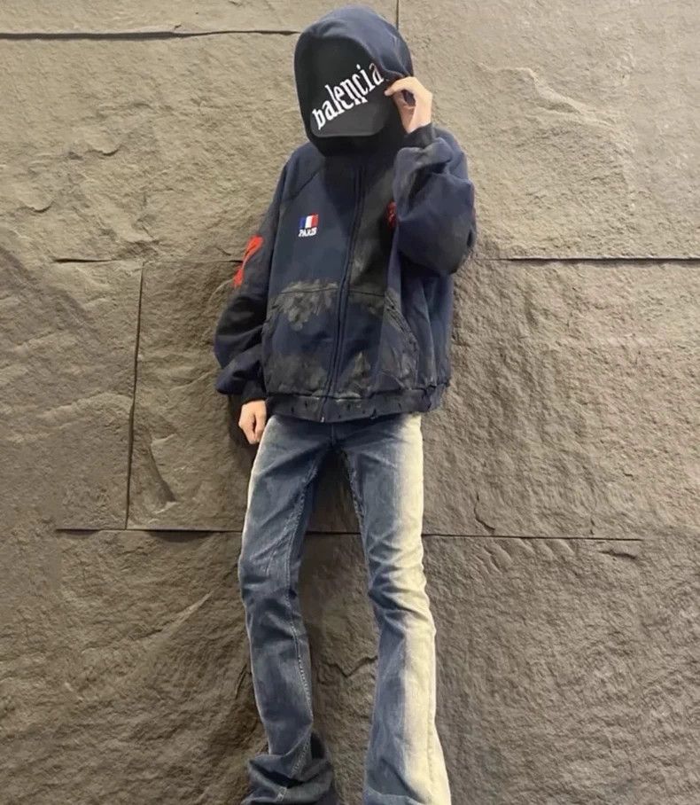 Balenciaga Balenciaga Mud-dyed horse hoodie Size US S / EU 44-46 / 1 - 8 Thumbnail