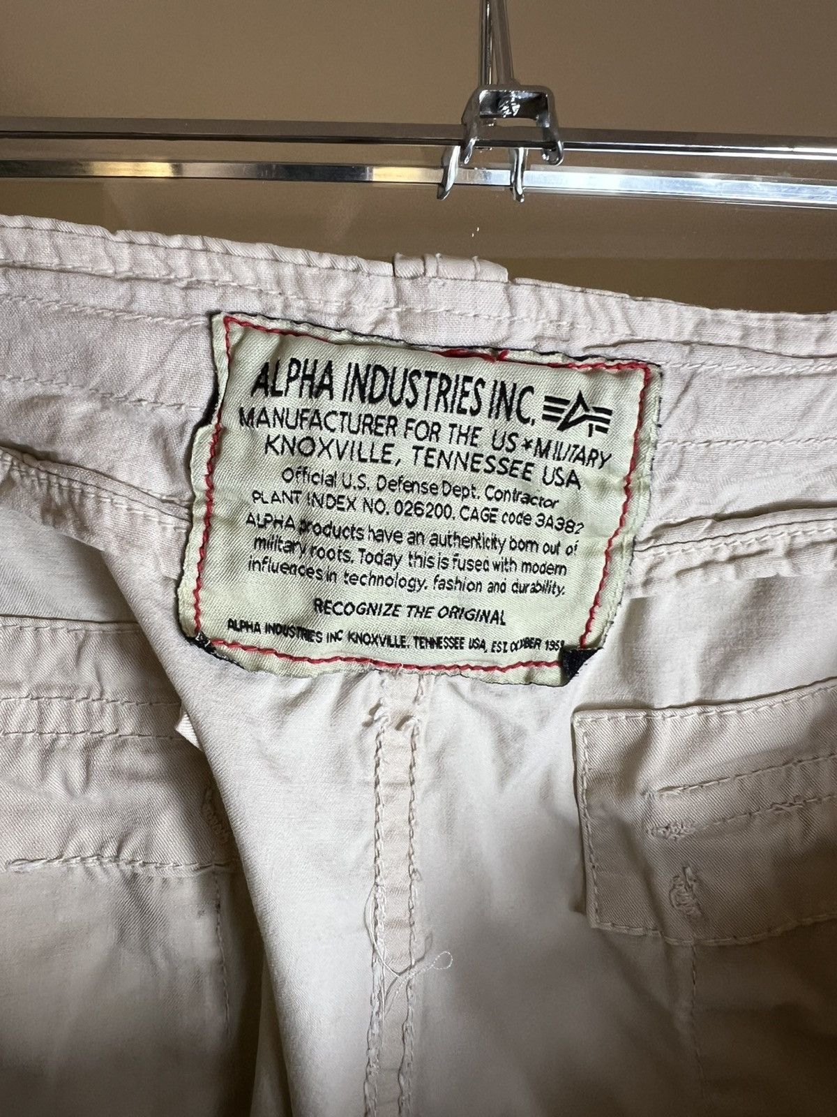 Alpha Industries Y2K Alpha Industries Military Cargo Shorts — Beige Utility Size US 36 / EU 52 - 16 Thumbnail