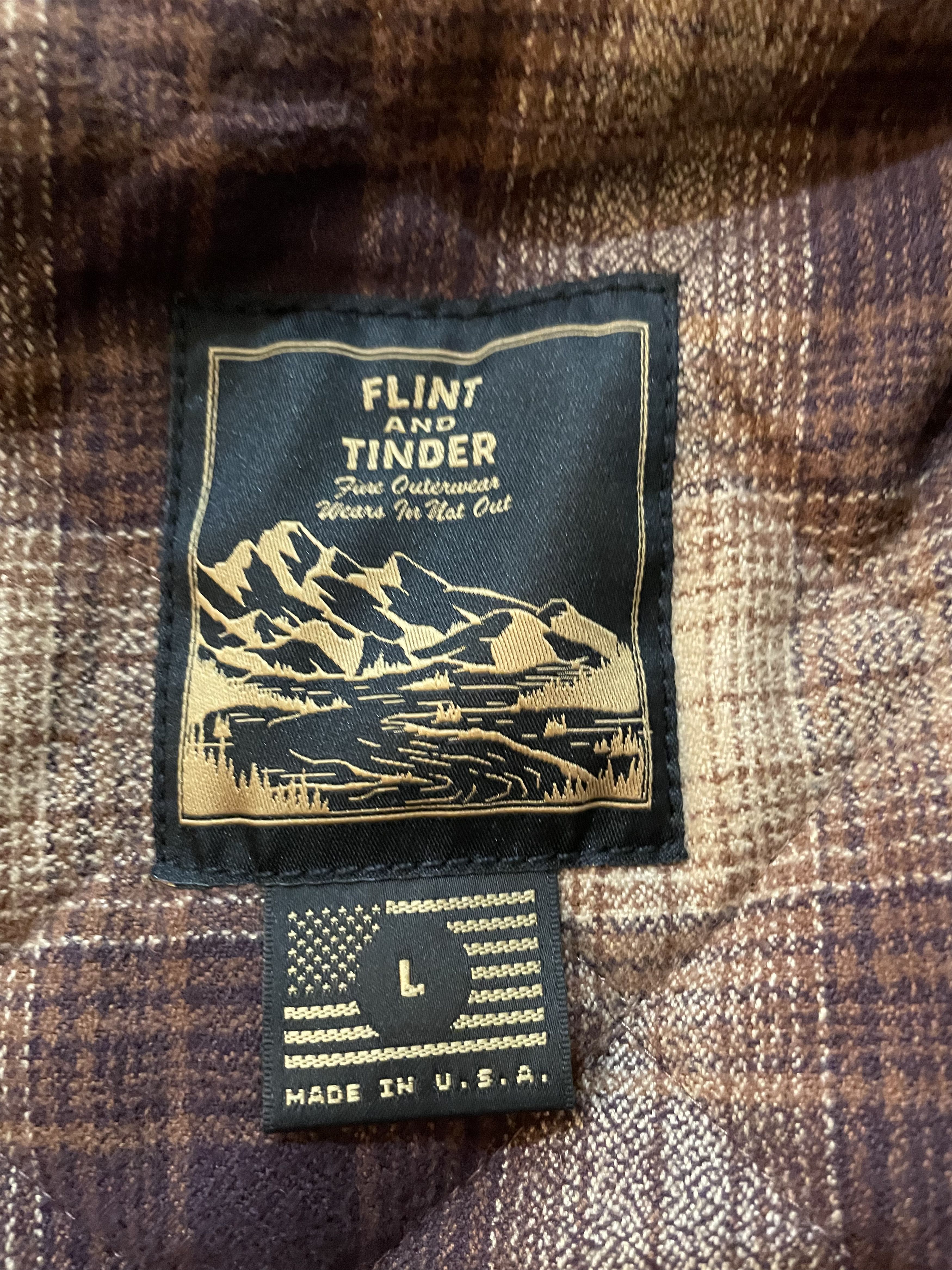 Flint And Tinder Flannel-Lined Quilted Waxed Rancher Jacket Size US L / EU 52-54 / 3 - 4 Thumbnail