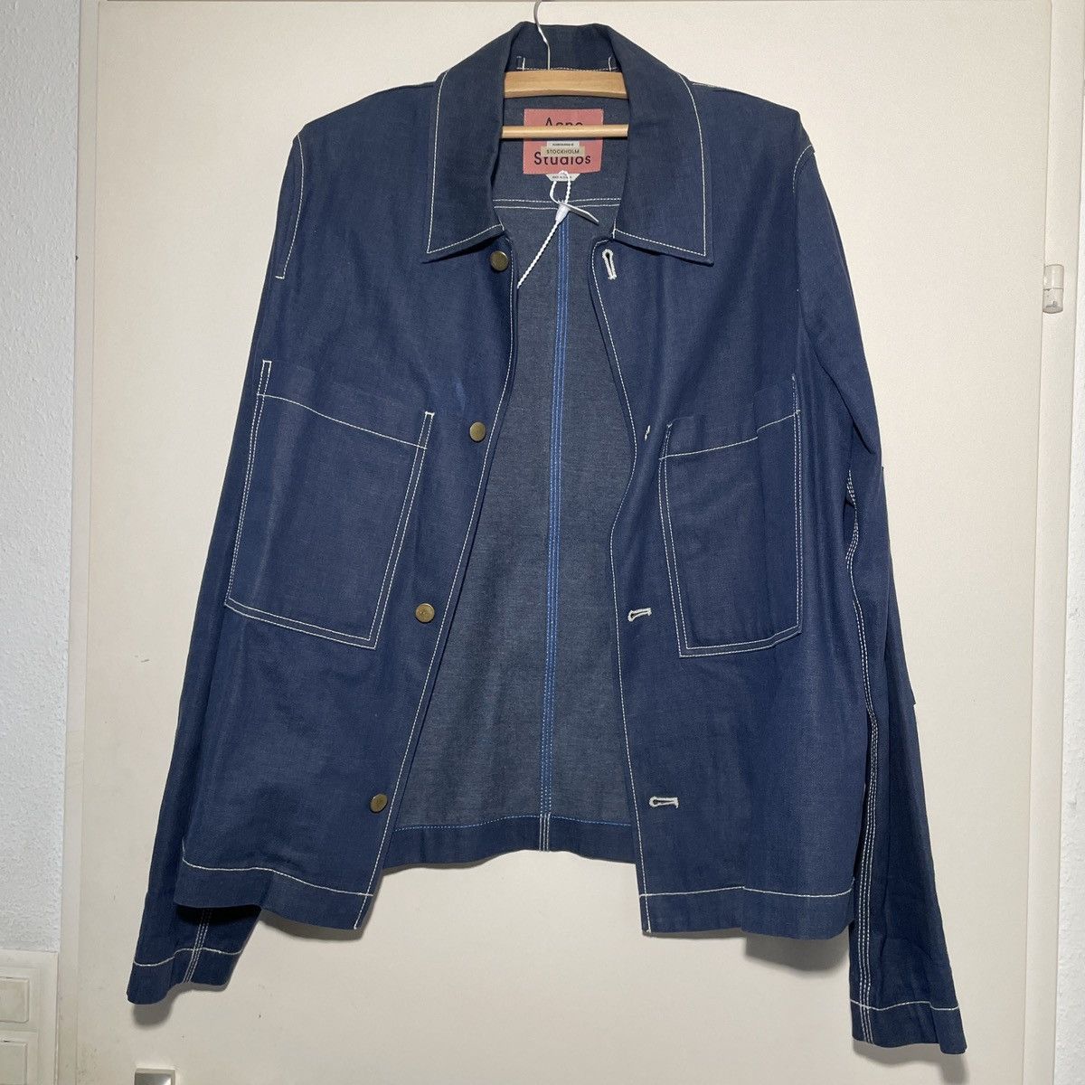 Acne Studios Acne BLÅ Konst jeans shirt Size US L / EU 52-54 / 3 - 3 Thumbnail