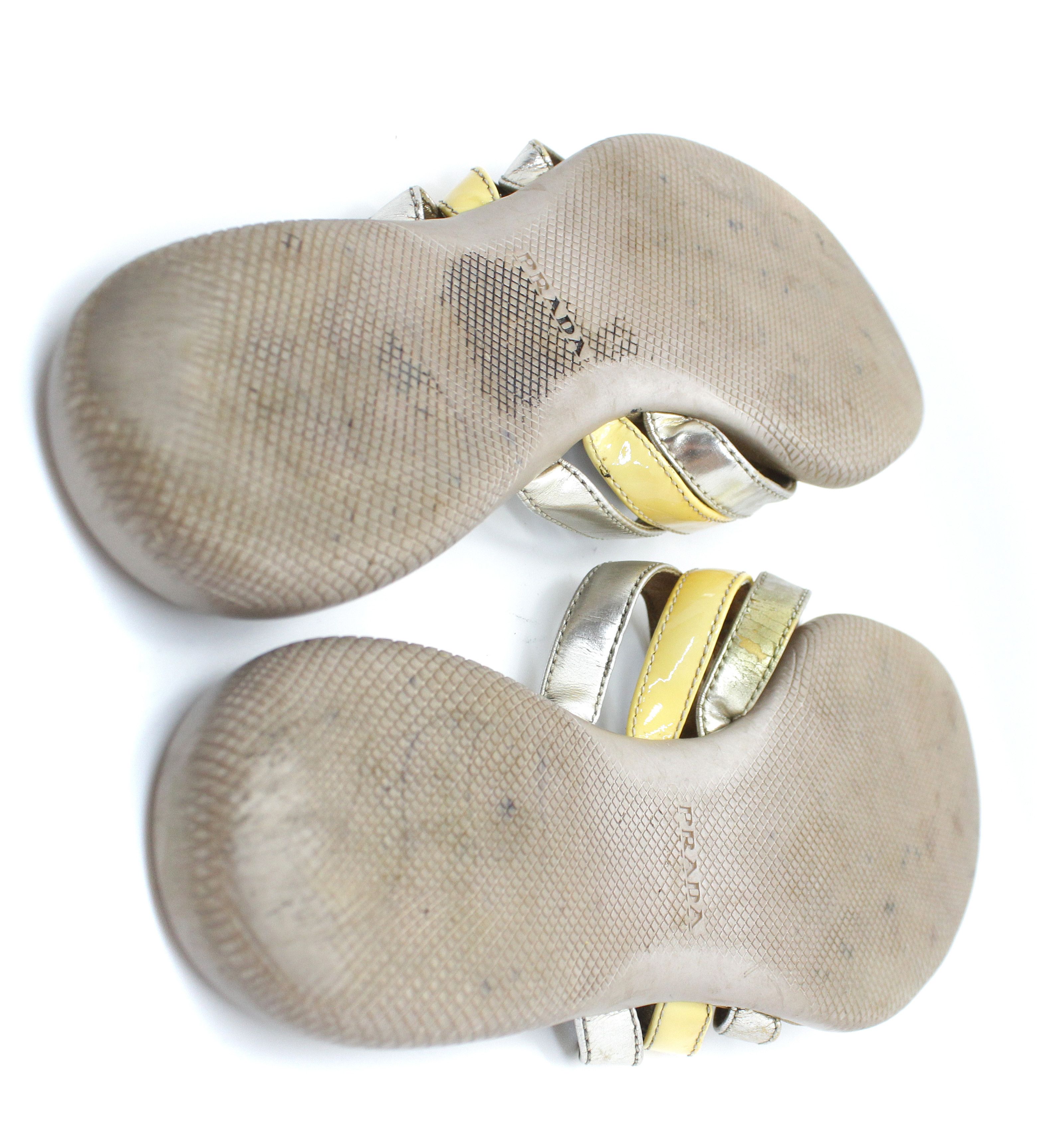 Prada 00S Chain Leather Slides Vintage Size US 4 / IT 34 - 7 Thumbnail