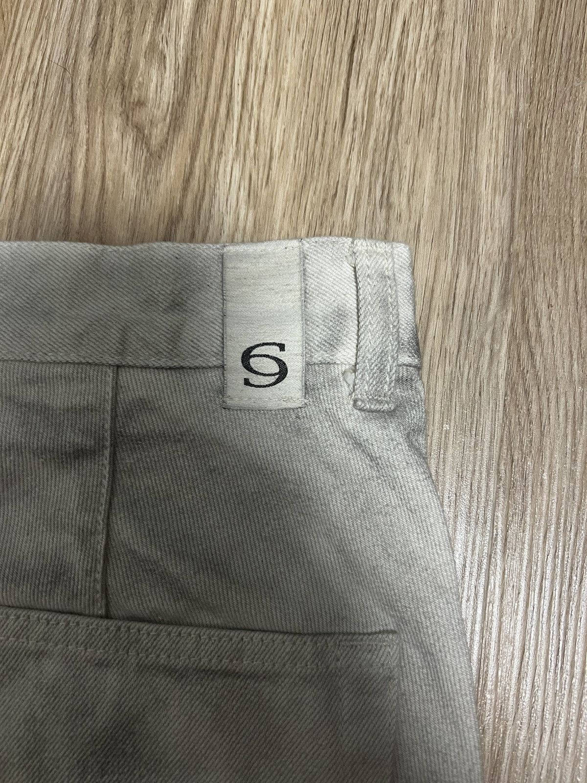 Helmut Lang × Vintage Chen(G) Vertigo Dirty White Denim Size 2 Size US 31 - 3 Thumbnail