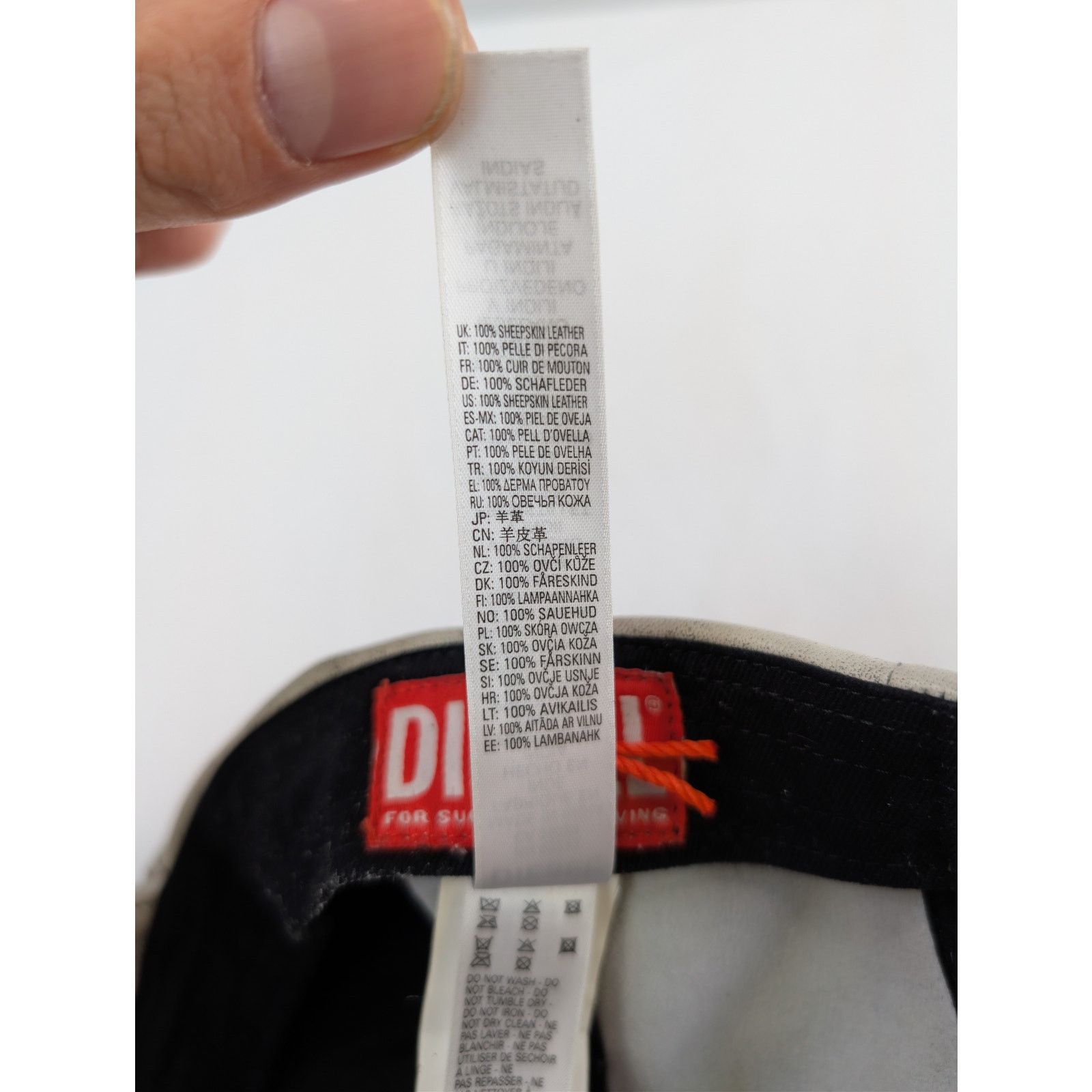 Diesel o1rshd1 Size: 2 / C-Olav Cappello Cap / Hat in Dirty Grey Size ONE SIZE - 13 Thumbnail
