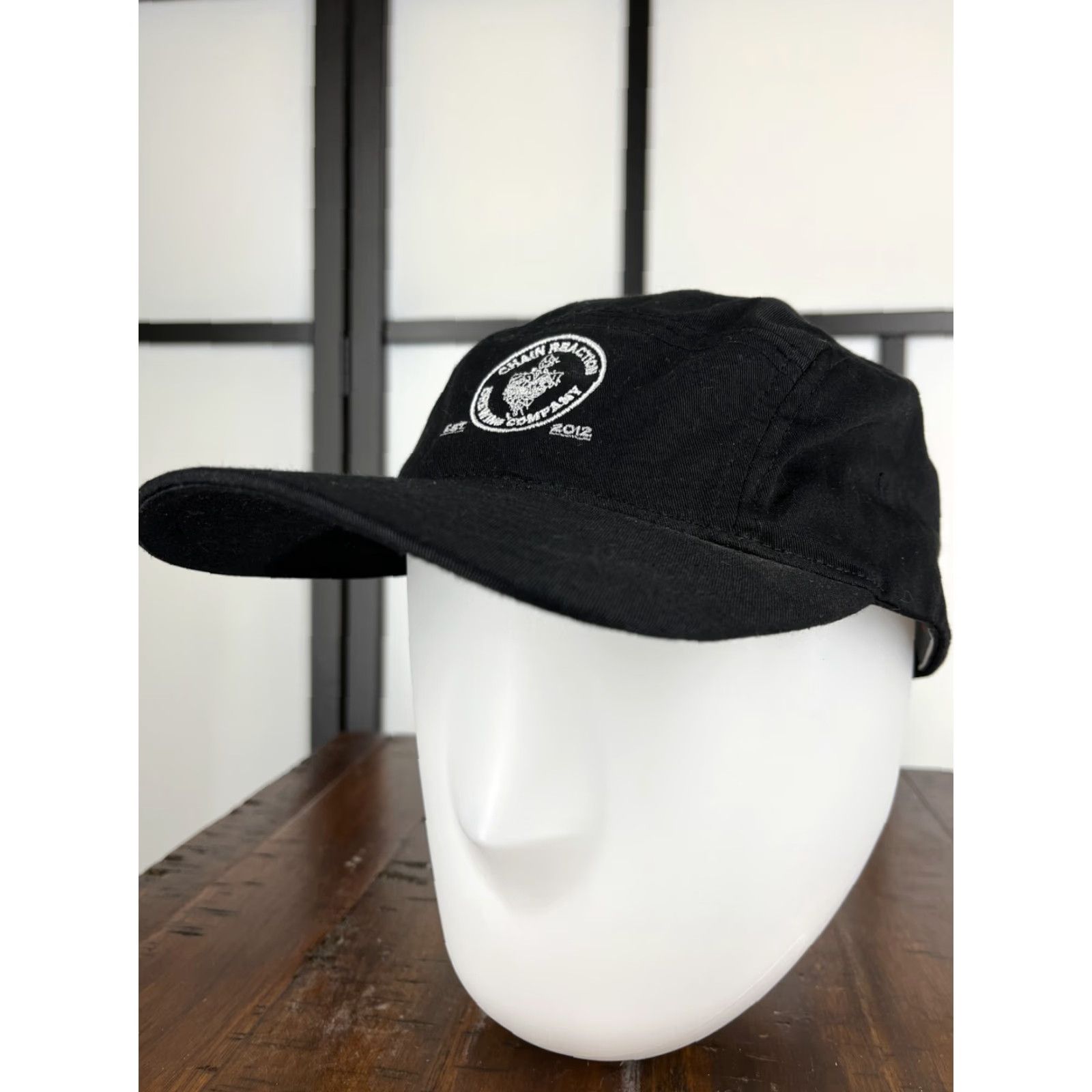 Vintage VINTAGE? No — Chain Reaction Brewery Hat Cap 5 Panel Adult One Size Black Beer Theme Casual Mens Cap Size ONE SIZE - 4 Thumbnail