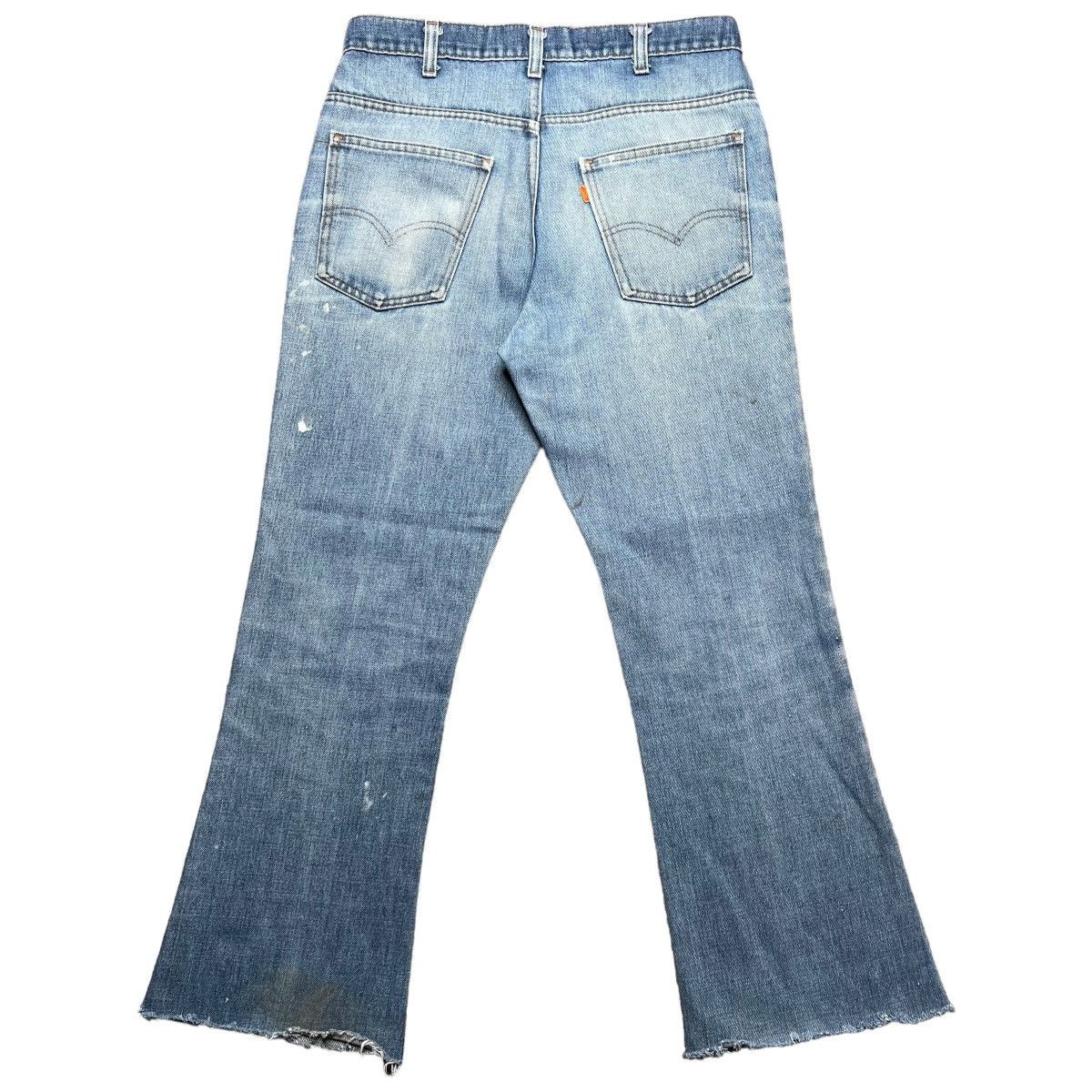 Levi's × Vintage Vtg 70s Levi’s Orange Tab 646 Bellbottom Flare Denim Jeans Size US 32 / EU 48 - 2 Thumbnail