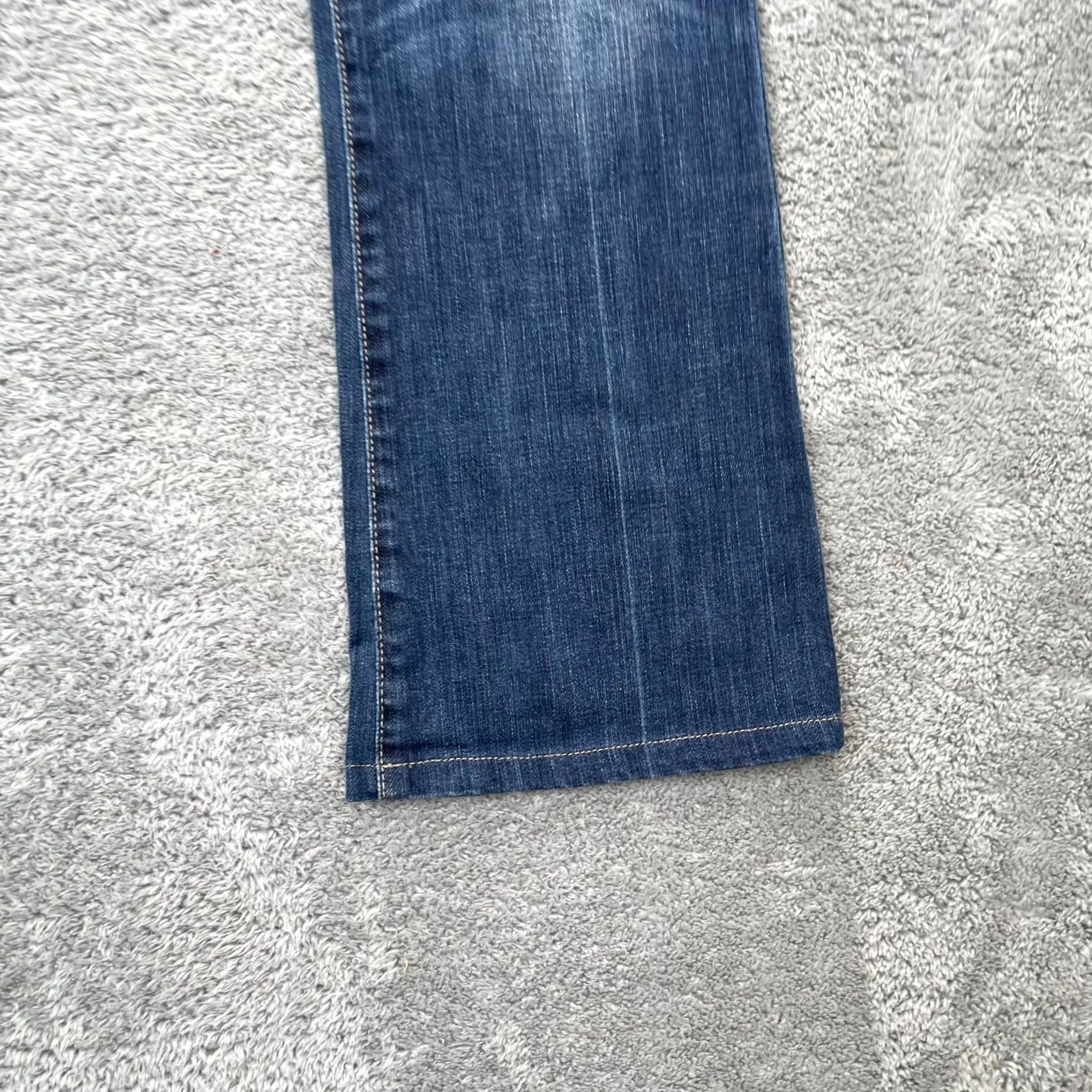 Vintage Joes Jeans Womens Jeans Bootcut 31 Blue Rocker Medium Wash Stretch Low Rise 5-Pocket Denim Logo Vintage No Rise Womens Size 24" / US 00 / IT 34 - 2 Thumbnail