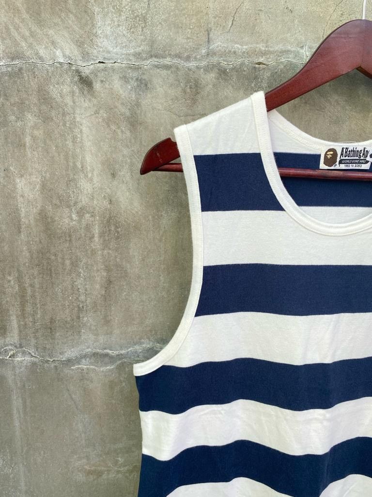 Bape Striped Tank Top Size US M / EU 48-50 / 2 - 4 Thumbnail