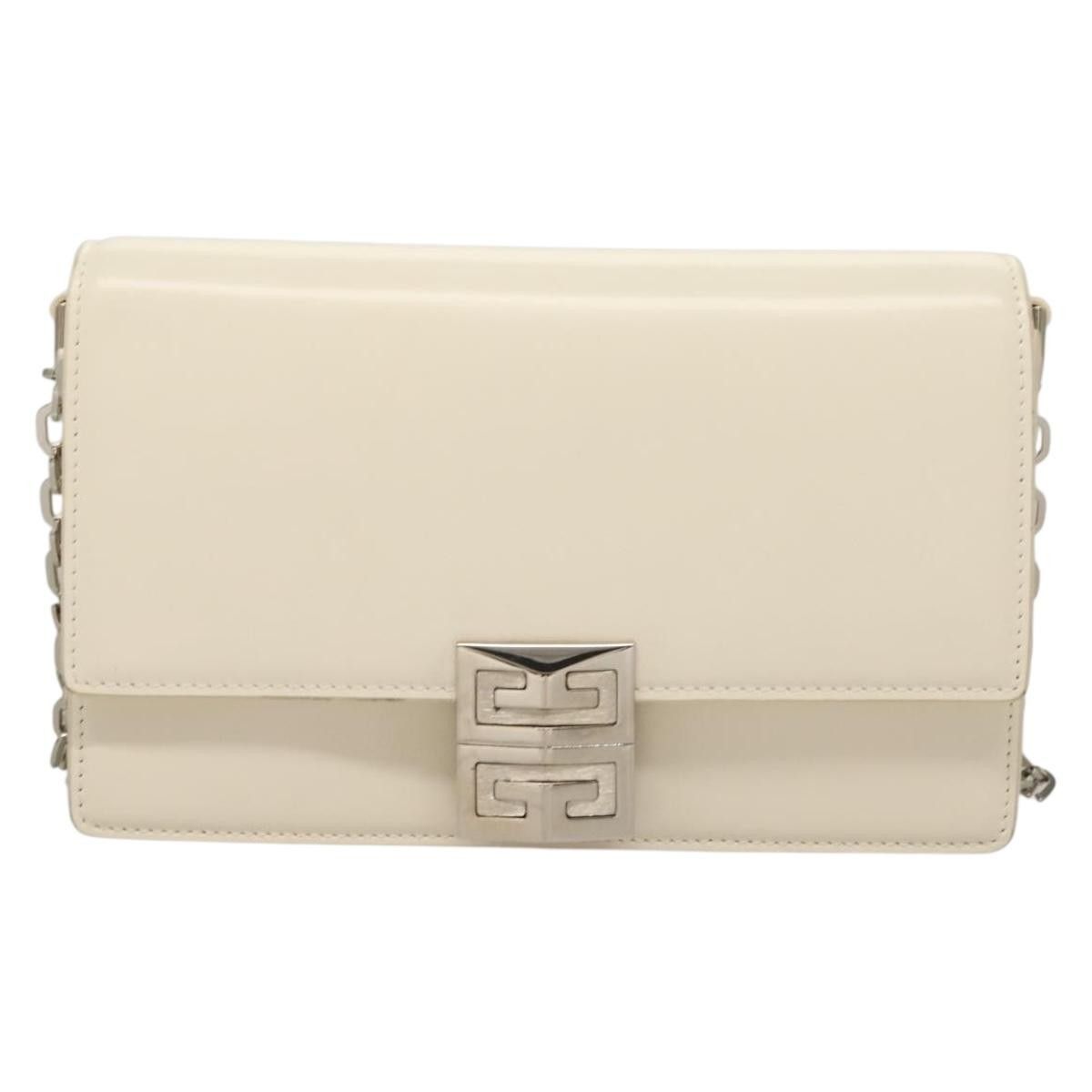 Givenchy Givenchy 4G Chain Crossbody Bag Leather Size ONE SIZE - 1 Thumbnail
