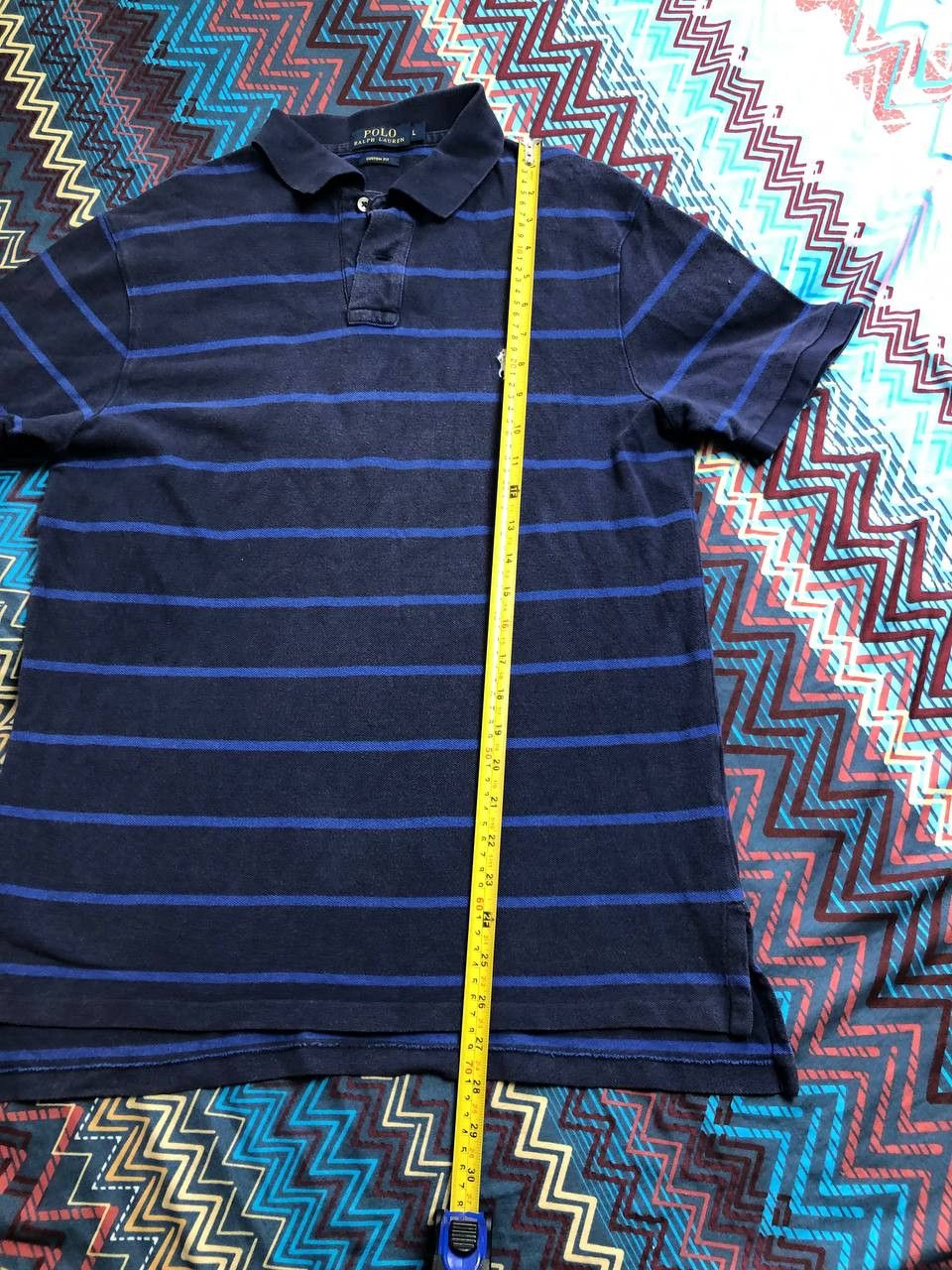 Polo Ralph Lauren × Vintage Polo Ralph Lauren Rugby Polo Shirt Striped Streetwear Y2k Size US L / EU 52-54 / 3 - 10 Thumbnail