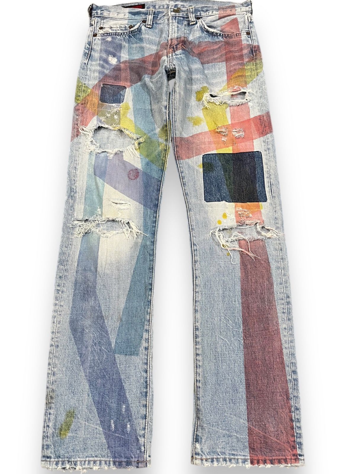 Hysteric Glamour Vintage RNA SLANG Distressed Denim Size US 31 - 1 Thumbnail