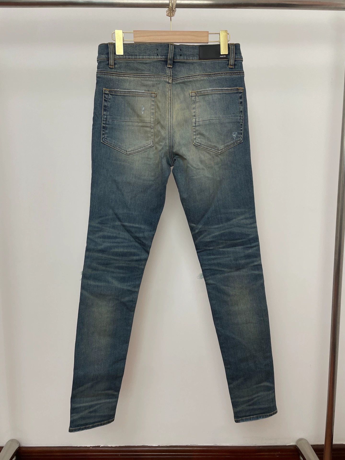 Amiri AMIRI Mx1 SS22 Distressed Slim Fit Jeans 32 Size US 32 / EU 48 - 2 Thumbnail