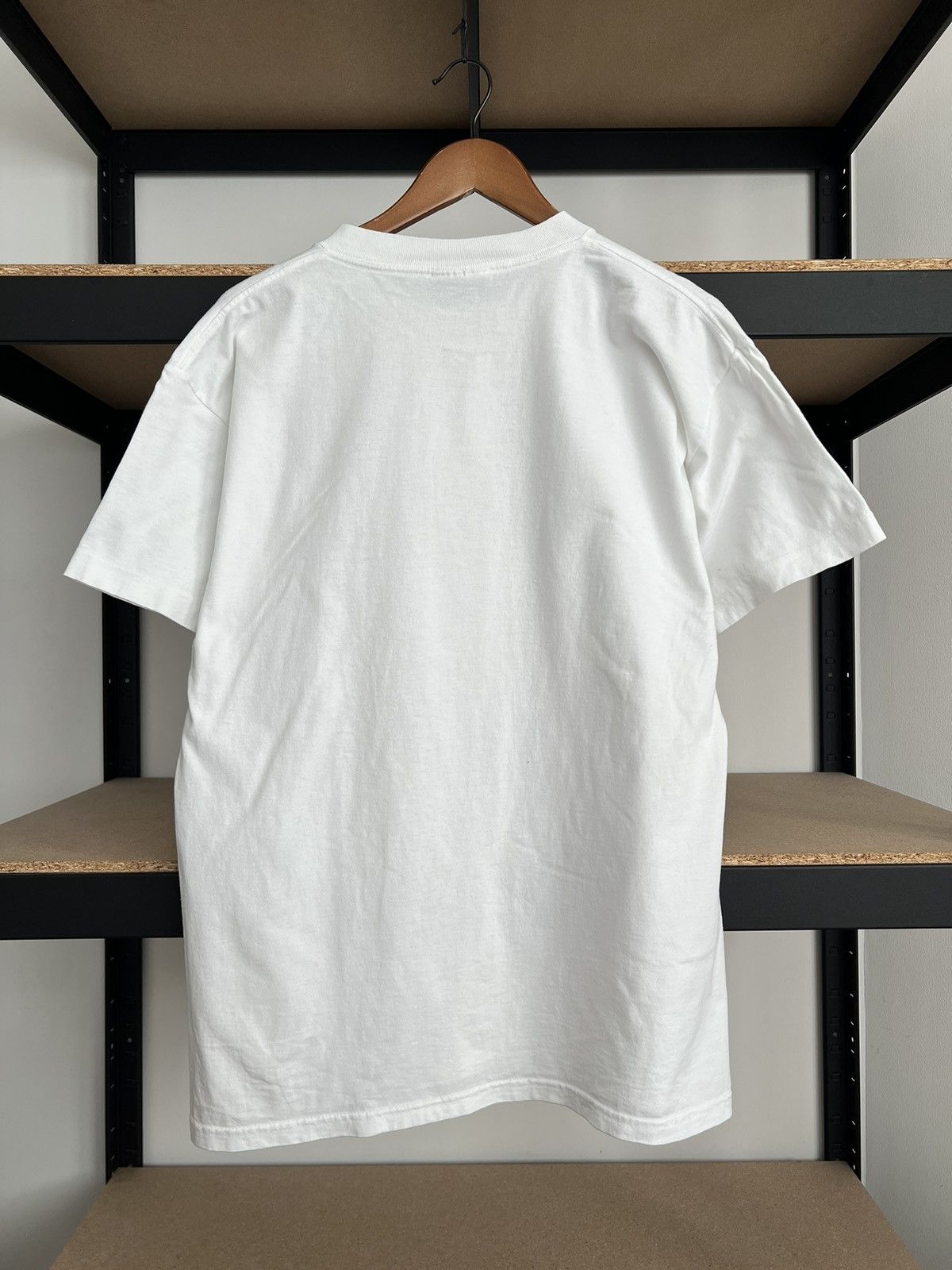 Vintage Vintage 90s Jesus Christ John 1:29 Made in USA White T-shirt Size US L / EU 52-54 / 3 - 2 Thumbnail