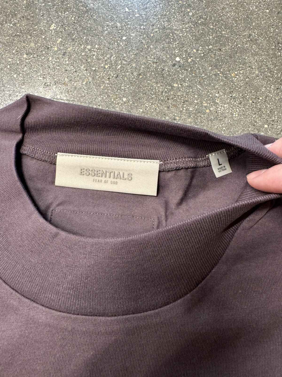 Fear of God Fear of God Essentials SS Tee Plum Size US L / EU 52-54 / 3 - 2 Thumbnail