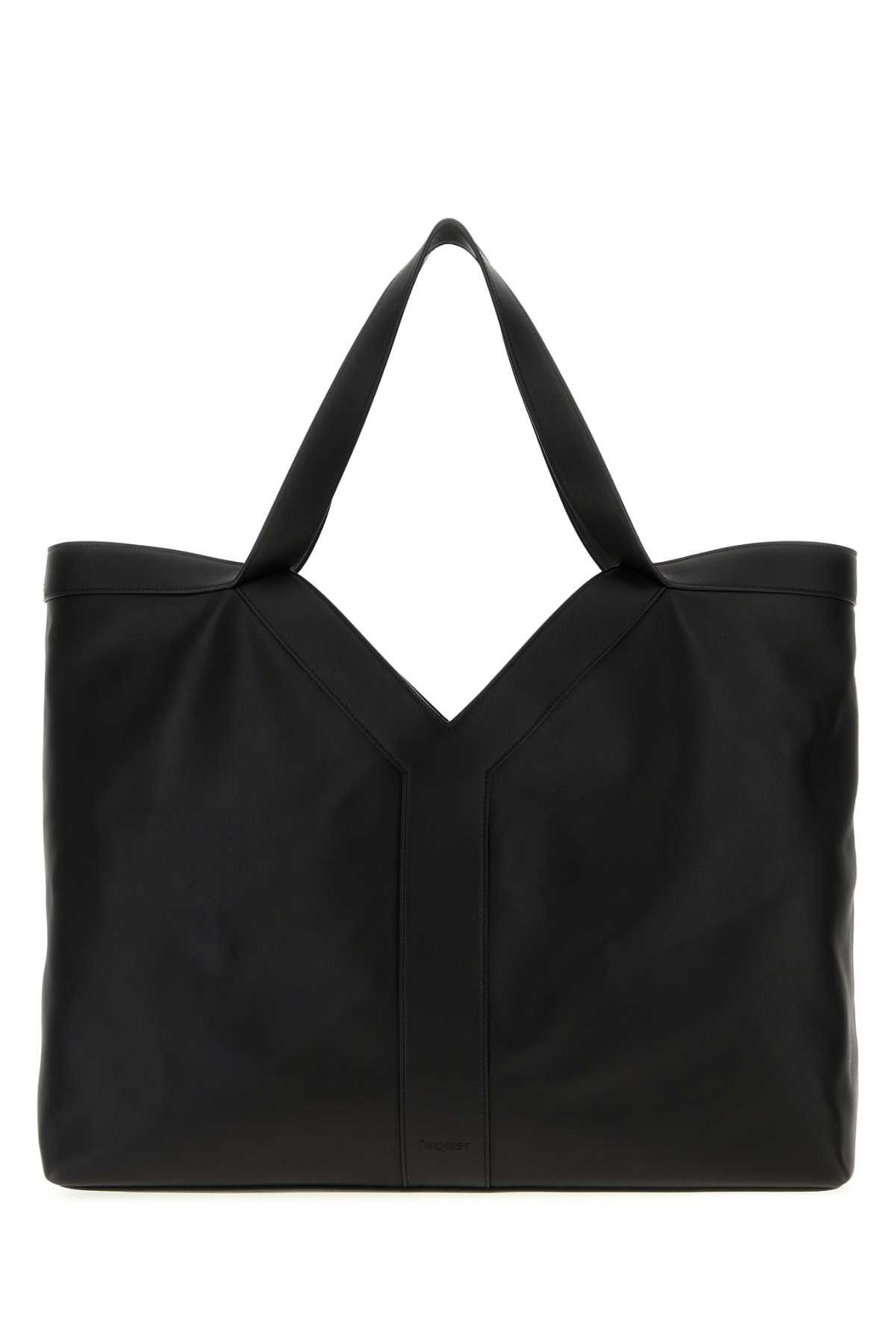 Saint Laurent Paris Black Leather Large Y Shopping Bag Size ONE SIZE - 1 Thumbnail