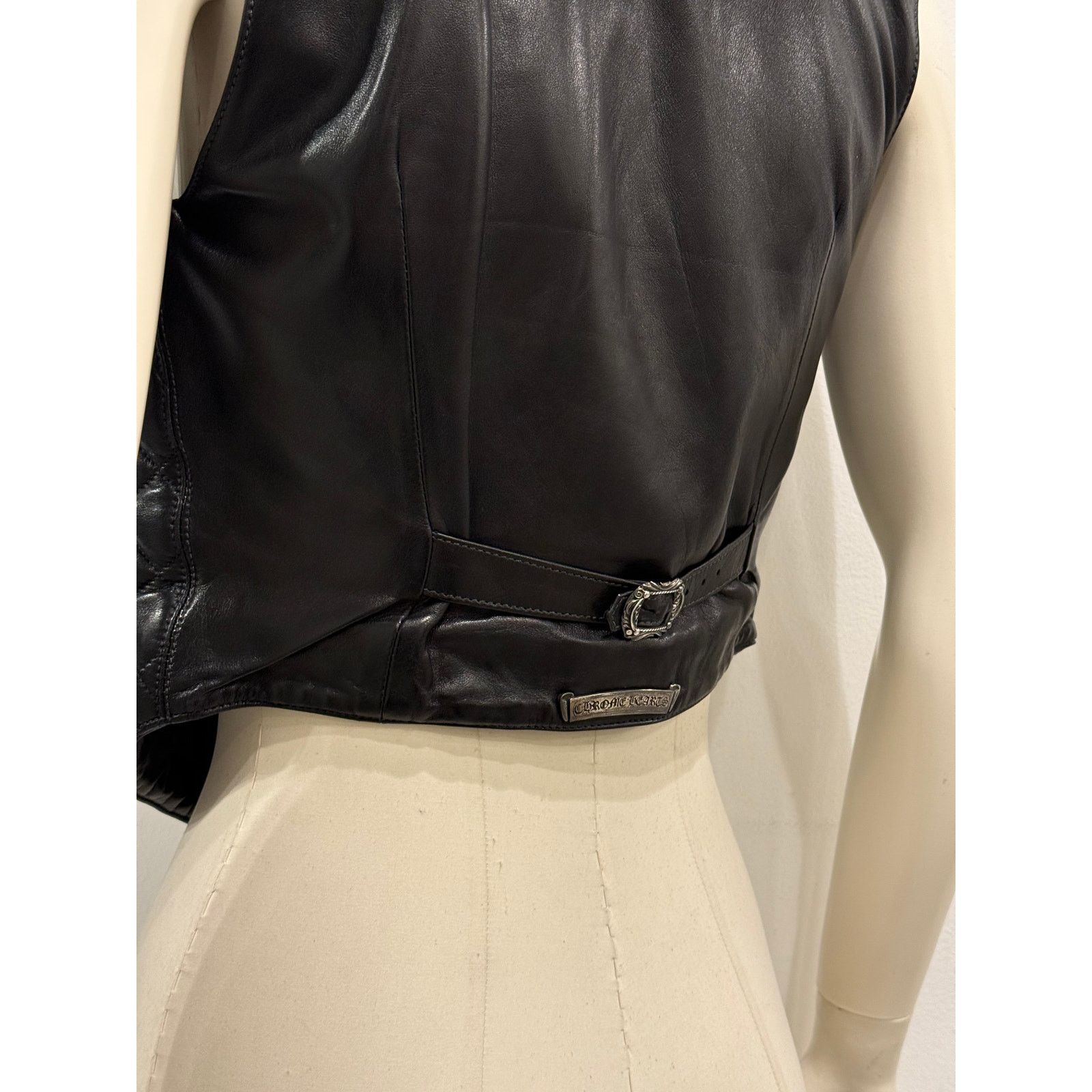 Chrome Hearts 1990s Chrome Hearts leather vest Size M / US 6-8 / IT 42-44 - 8 Thumbnail