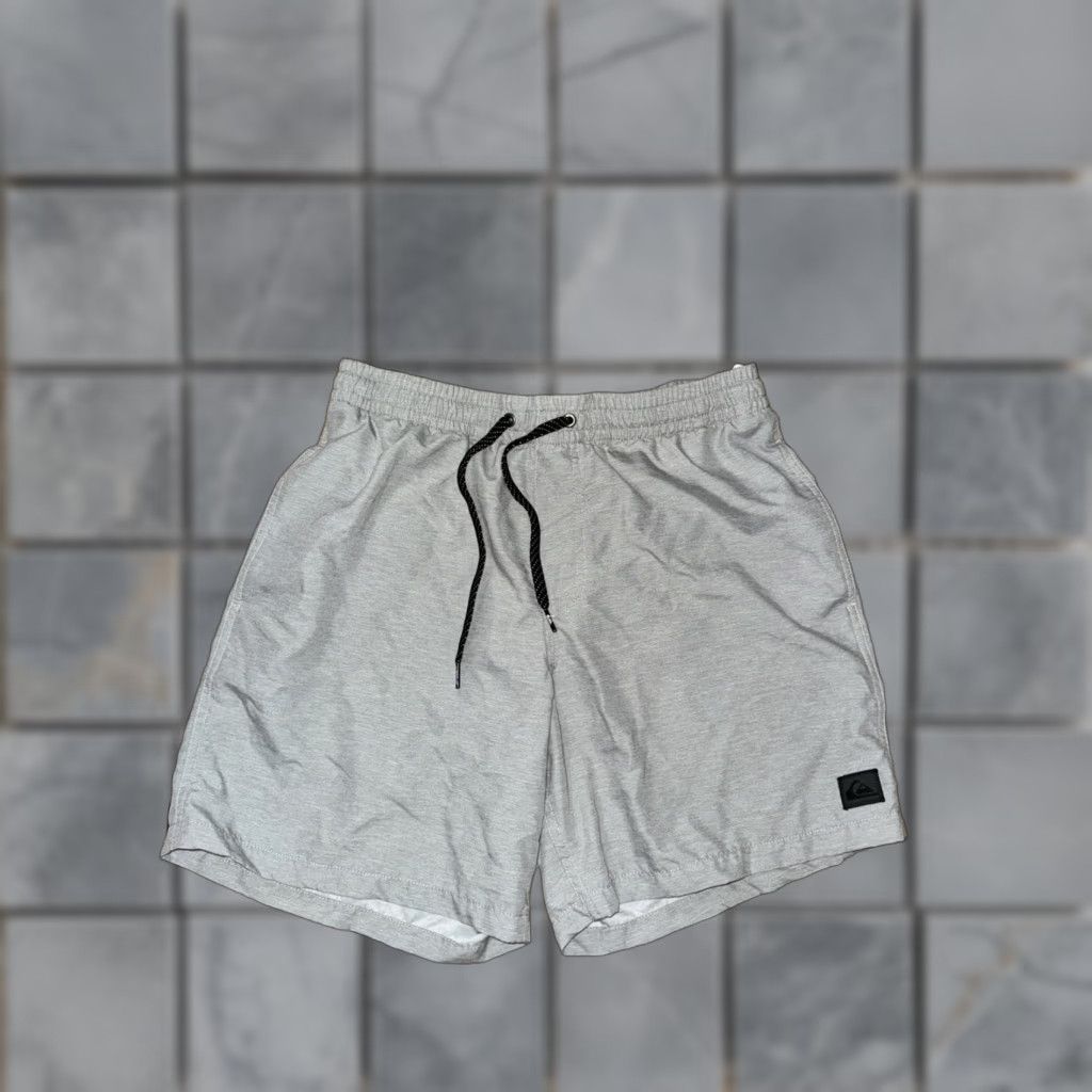 Quiksilver Quiksilver Board Shorts Mens M 28 Lined Gray Swim Trunks Trunks Beach Swim Bottoms Size US 31 - 1 Thumbnail