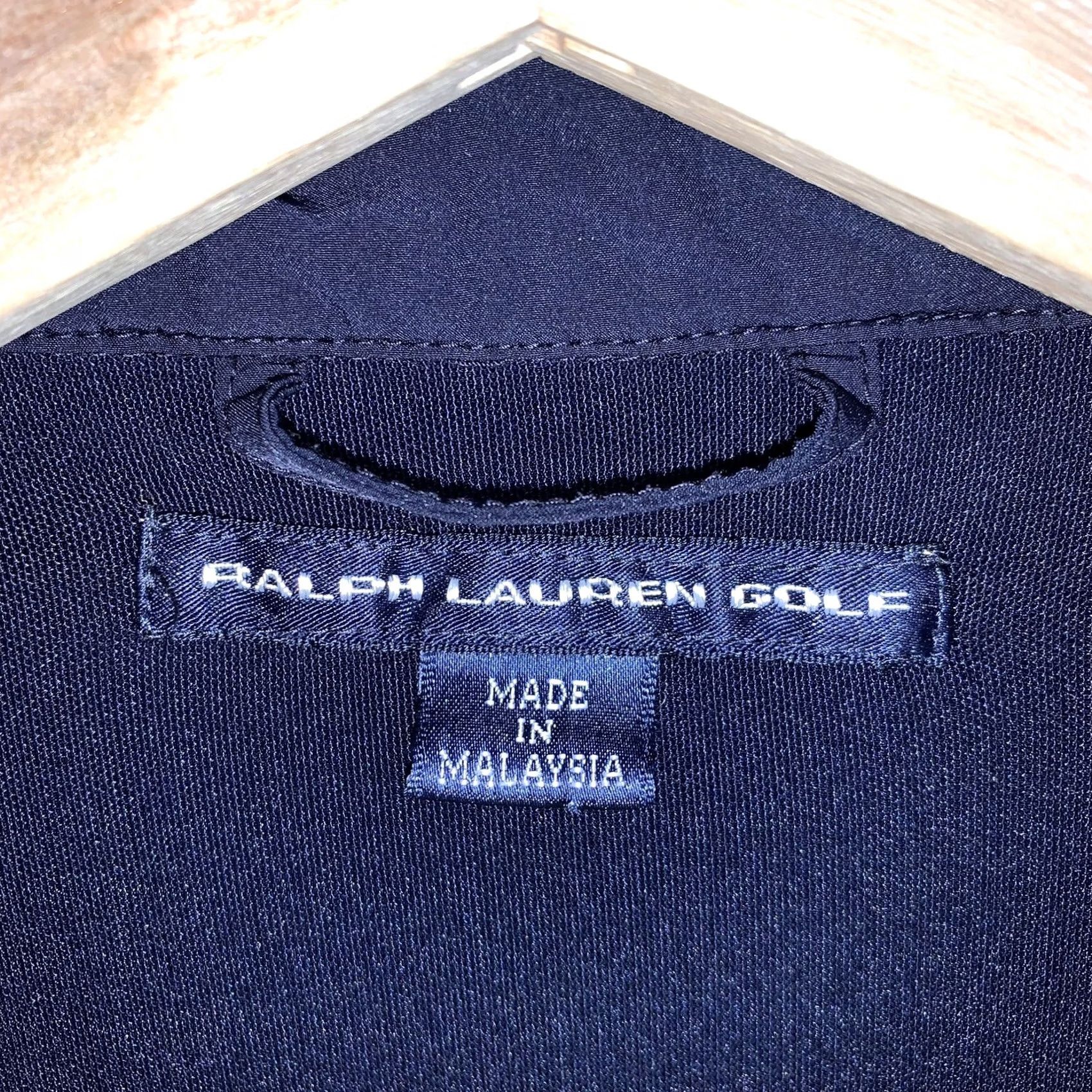 Ralph Lauren Ralph Lauren Golf Windbreaker Hoodie Jacket Blue Women’s SZ Large Full Zip Short 1/2 Zip Pockets Logo Athletic Outdoors Size L / US 10 / IT 46 - 6 Thumbnail