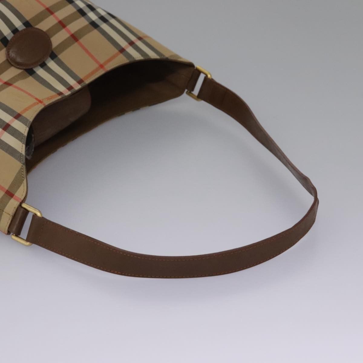 Burberry Burberry Nova Check Shoulder Bag Canvas Beige Size ONE SIZE - 7 Thumbnail