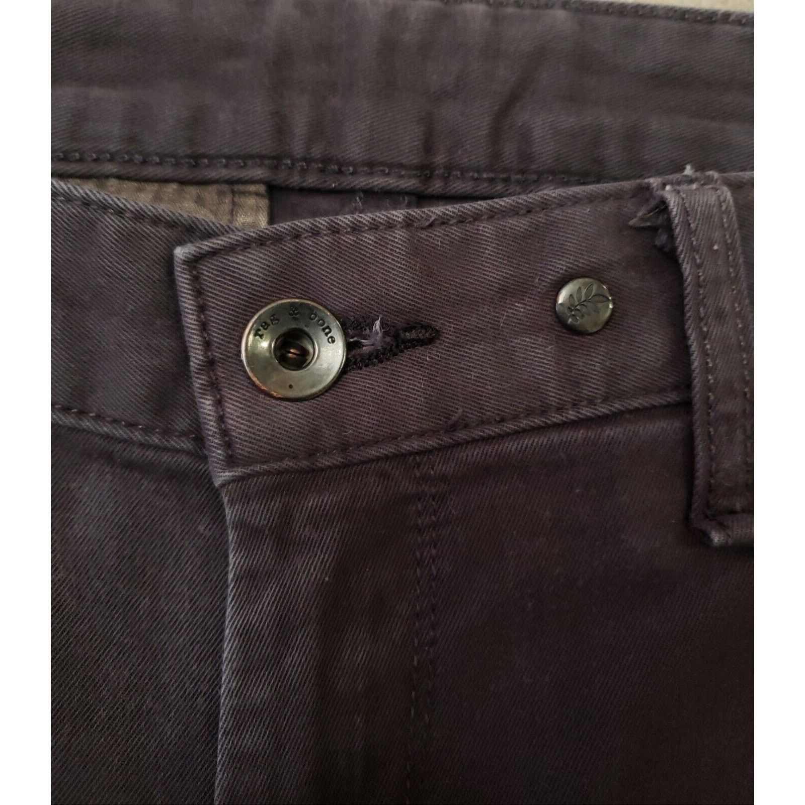 Rag & Bone RAG & BONE Standard Issue Slim Leg Button-Fly Pants ( 31×32) Size US 30 / EU 46 - 5 Thumbnail