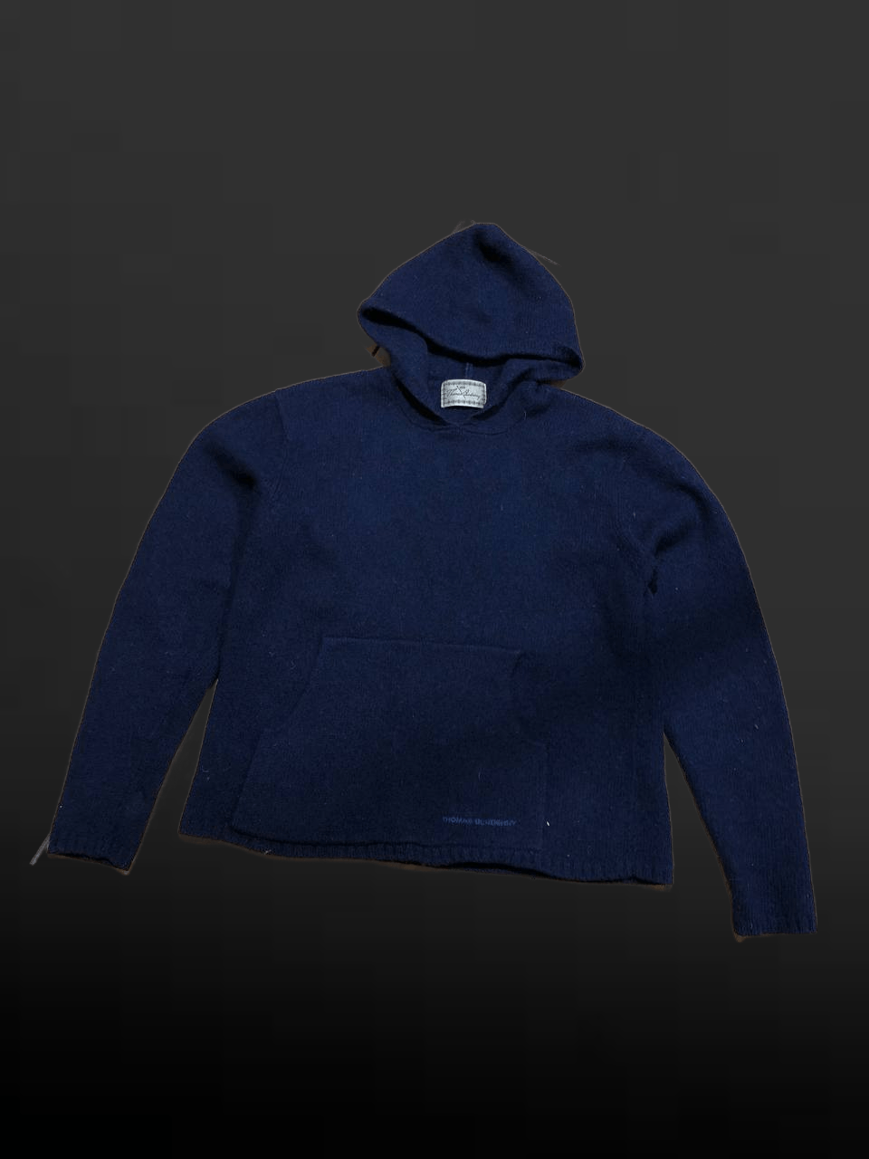 Burberry Thomas Burberry Blue Pullover Sweater HOODED Size US M / EU 48-50 / 2 - 1 Thumbnail