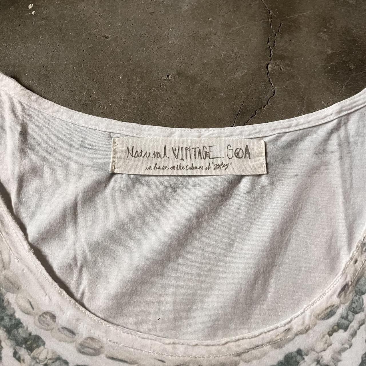 If Six Was Nine VINTAGE GOA FEATHER TANK TOP Size M / US 6-8 / IT 42-44 - 3 Thumbnail