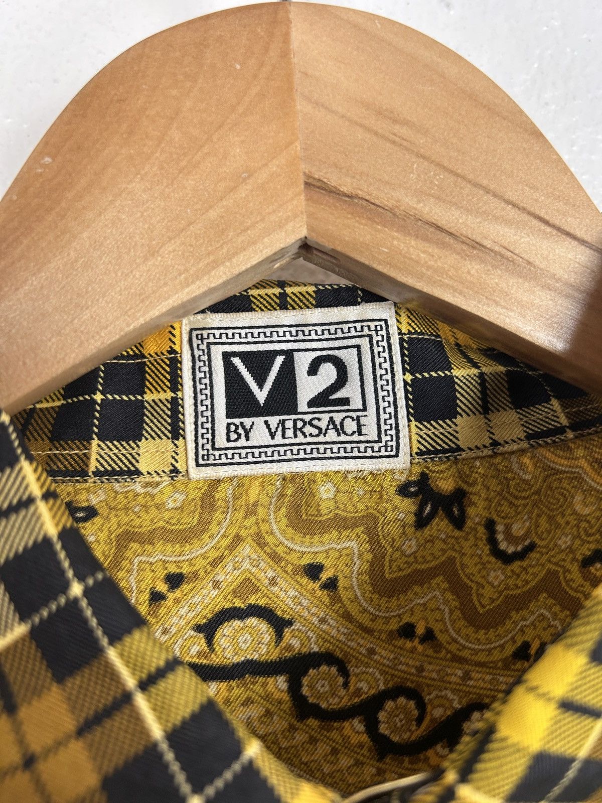 Versace 90s Archive V2 Versace Barocco Art Silk Long Sleeve Shirt Size US XL / EU 56 / 4 - 8 Thumbnail