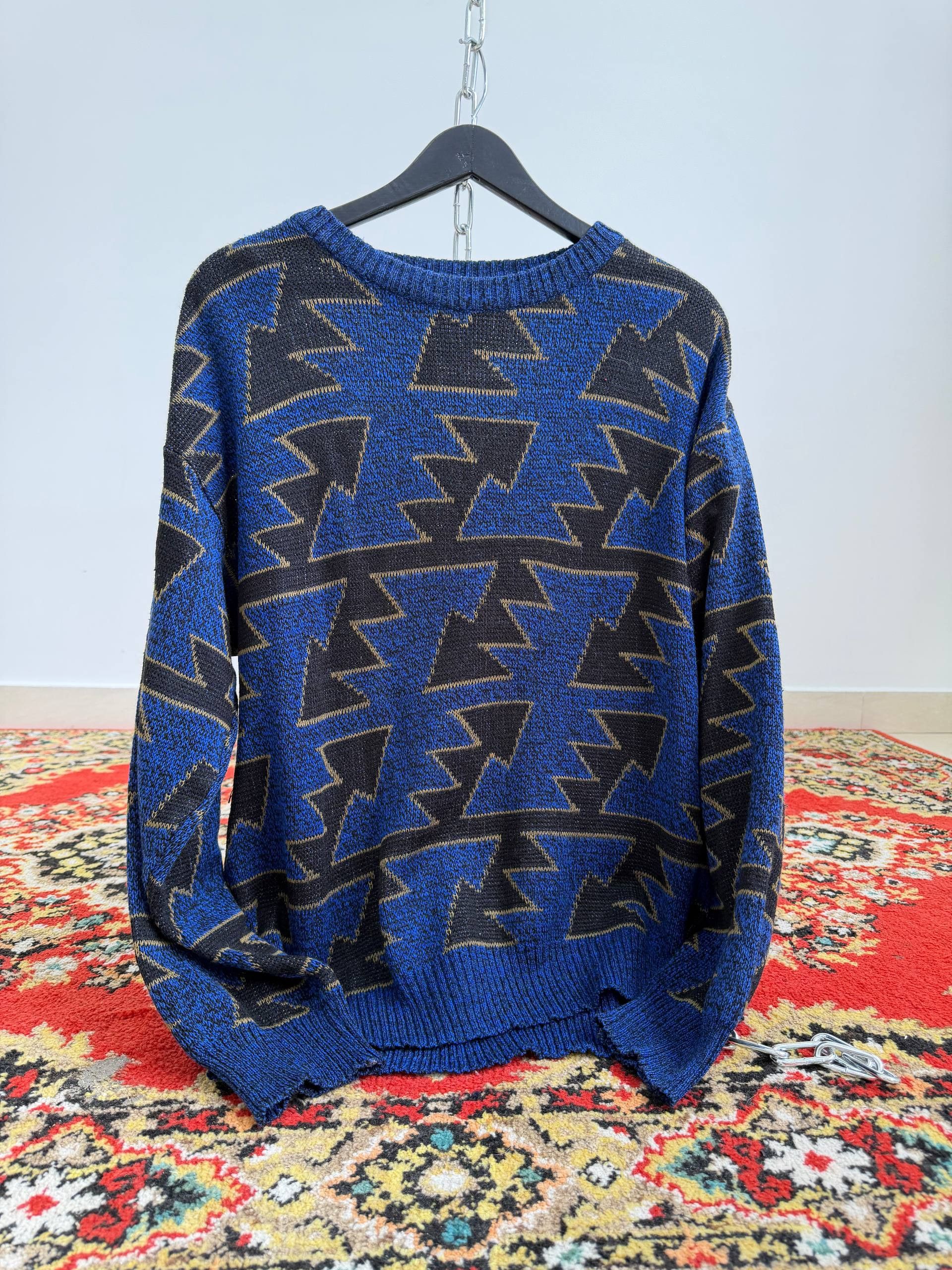 Hysteric Glamour VINTAGE BOXY ARCHIVE EAGLE BLACK SWEATER CREWNECK Size US M / EU 48-50 / 2 - 2 Thumbnail