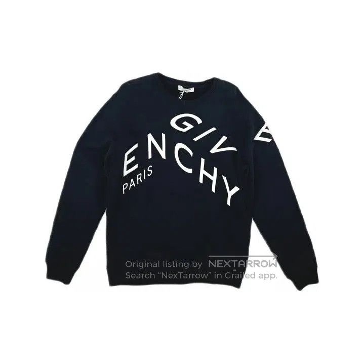 Givenchy Givenchy Men's Solid Black Long-Sleeve Sweatshirt. Size US XL / EU 56 / 4 - 2 Thumbnail