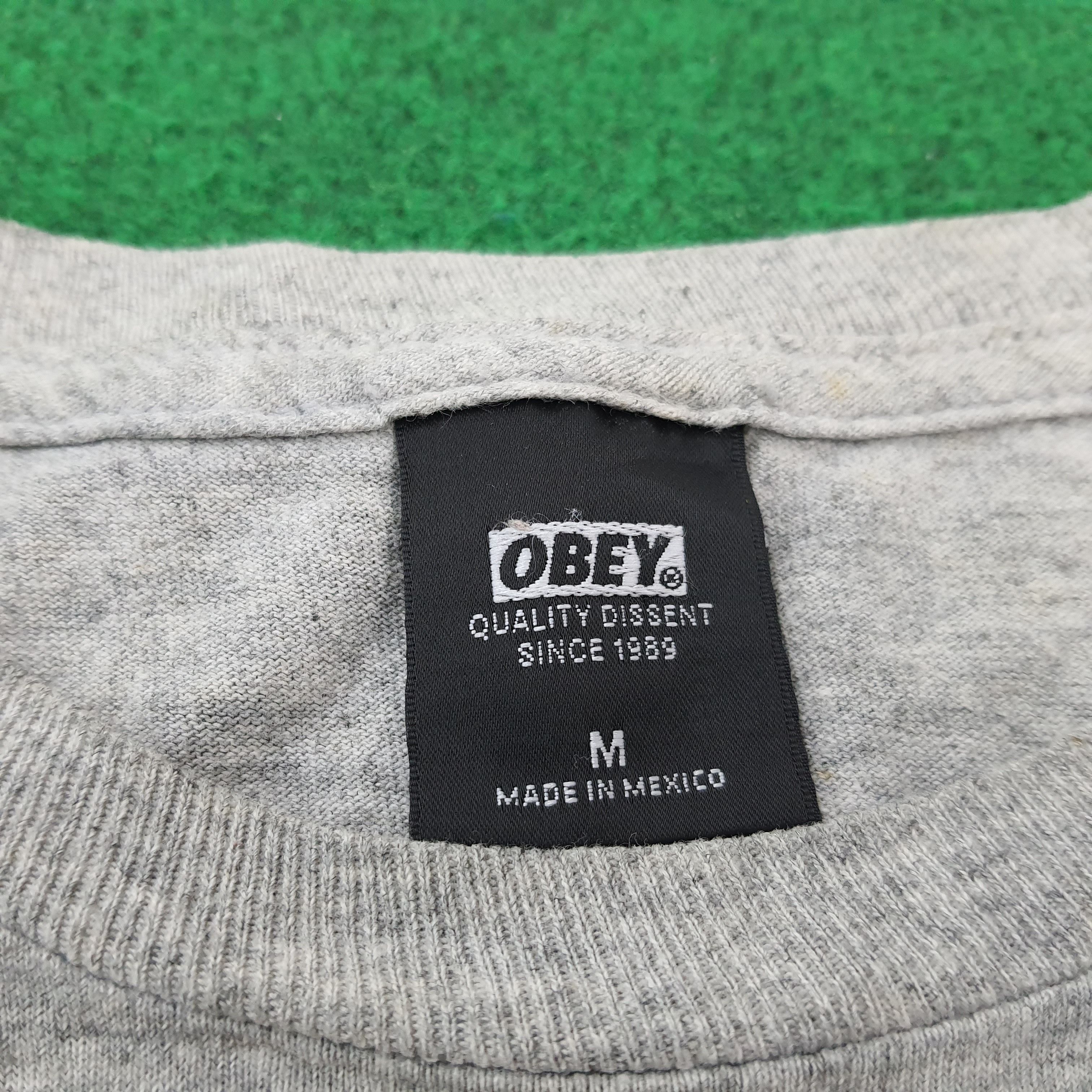 Obey × Vintage Vintage Obey Streetwear American Brand Photo Tee Tshirt Size US M / EU 48-50 / 2 - 4 Thumbnail