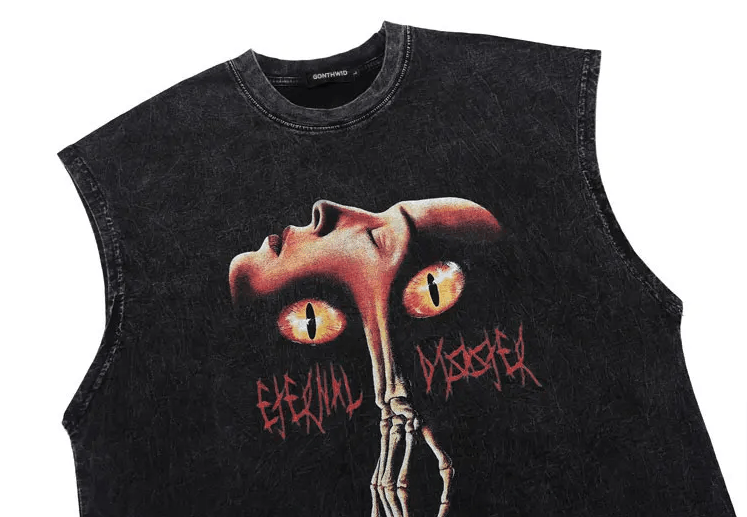 Japanese Brand × Vintage "Dipping Face -M" Vintage Tank Top Size US M / EU 48-50 / 2 - 2 Thumbnail