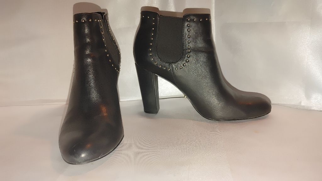 JOSEF SEIBAL Lauren Ralph Lauren Vivanne Leather Ankle Booties Size 6.5B Size US 6.5 / IT 36.5 - 6 Thumbnail