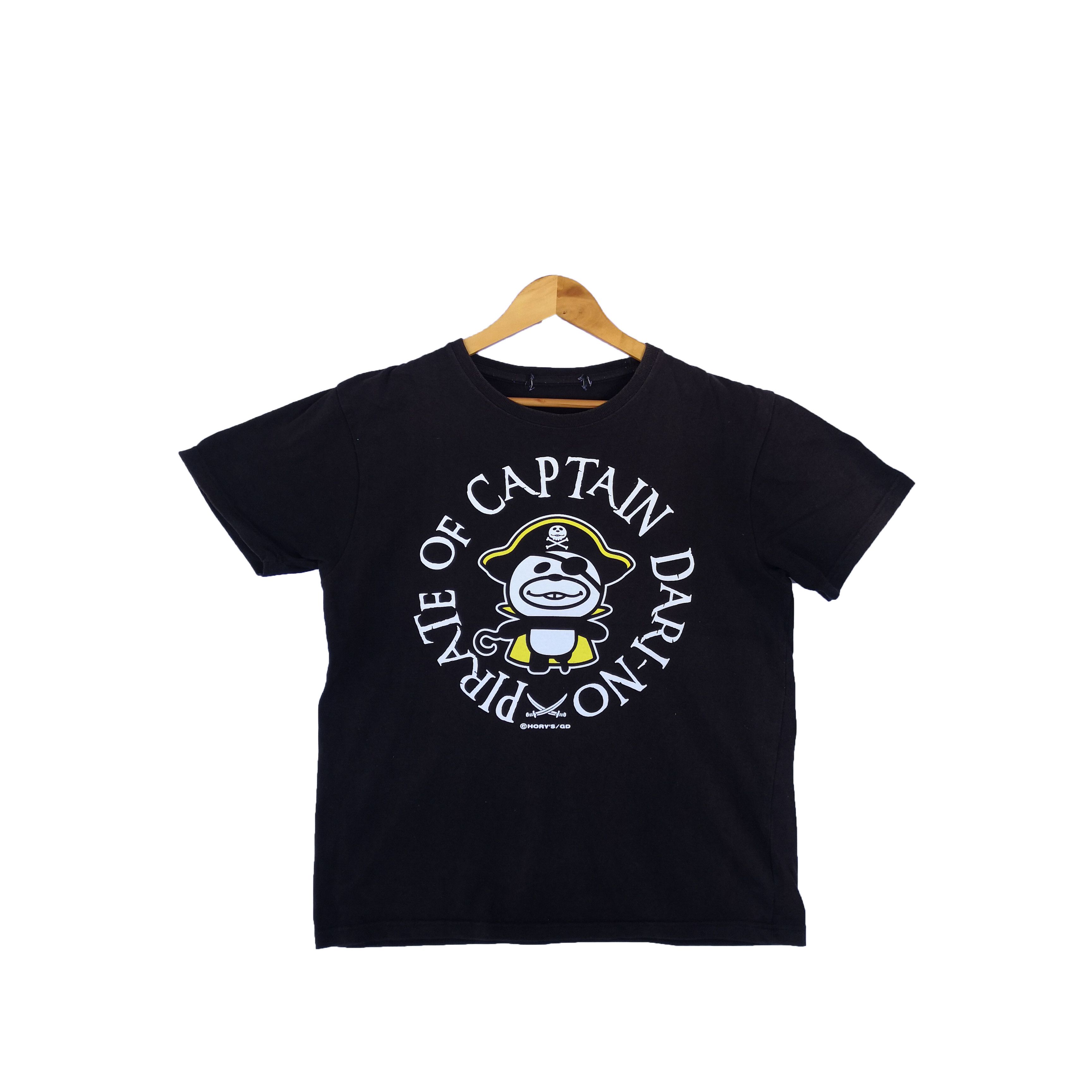 Japanese Brand Pirate of Captain Dari-no Tshirt Japanese Anime Parody Tees Size US L / EU 52-54 / 3 - 1 Thumbnail