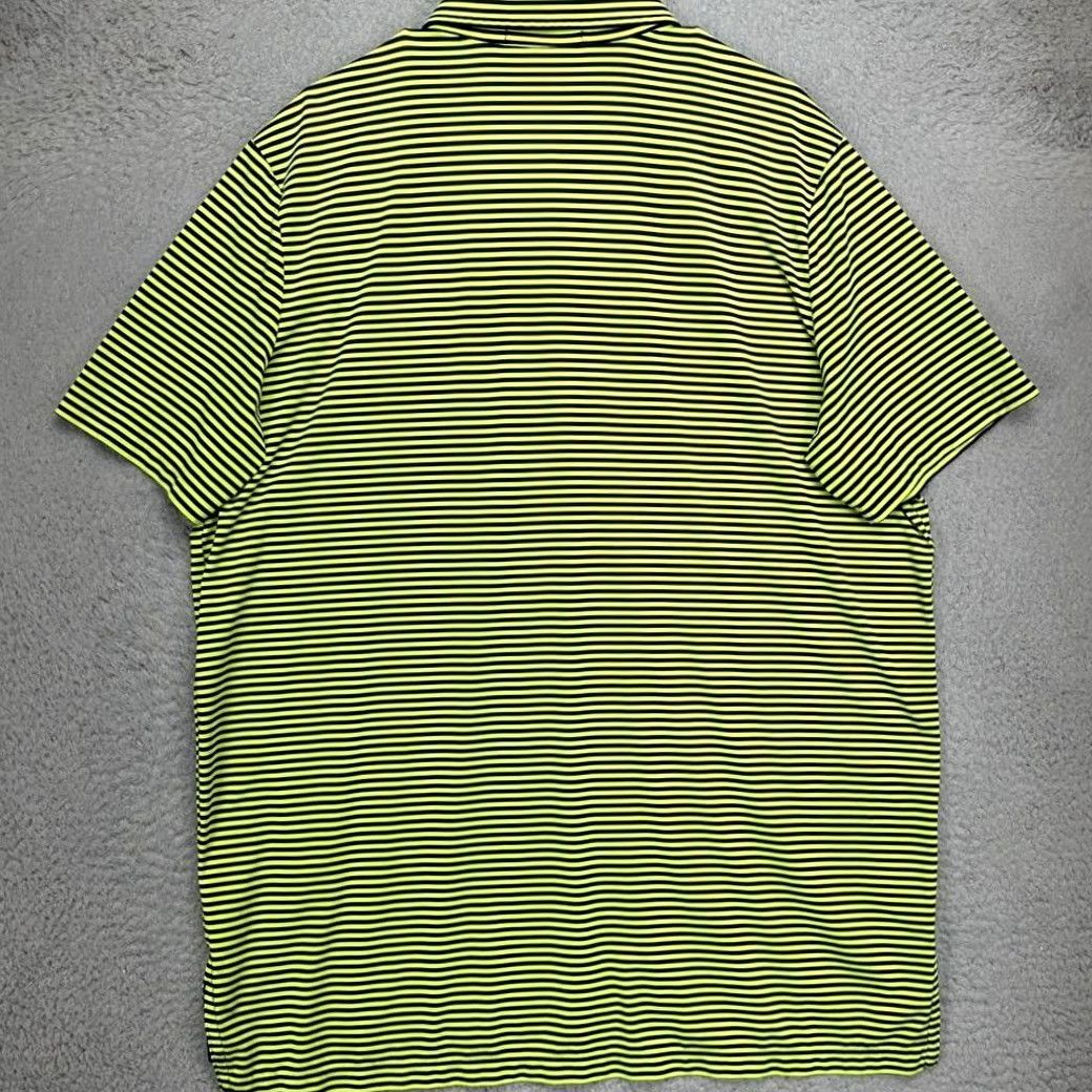 RLX Ralph Lauren VINTAGE The Memorial RLX Ralph Lauren Polo Shirt Mens XL Neon Green Stripe Golf Rugby Size US XL / EU 56 / 4 - 3 Thumbnail