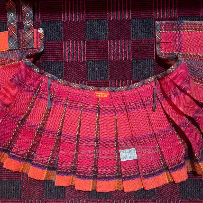 Vivienne Westwood Vivienne Westwood size S Plaid Belt Buckle Pleated Skirt Size 42" / US 20 - 4 Thumbnail