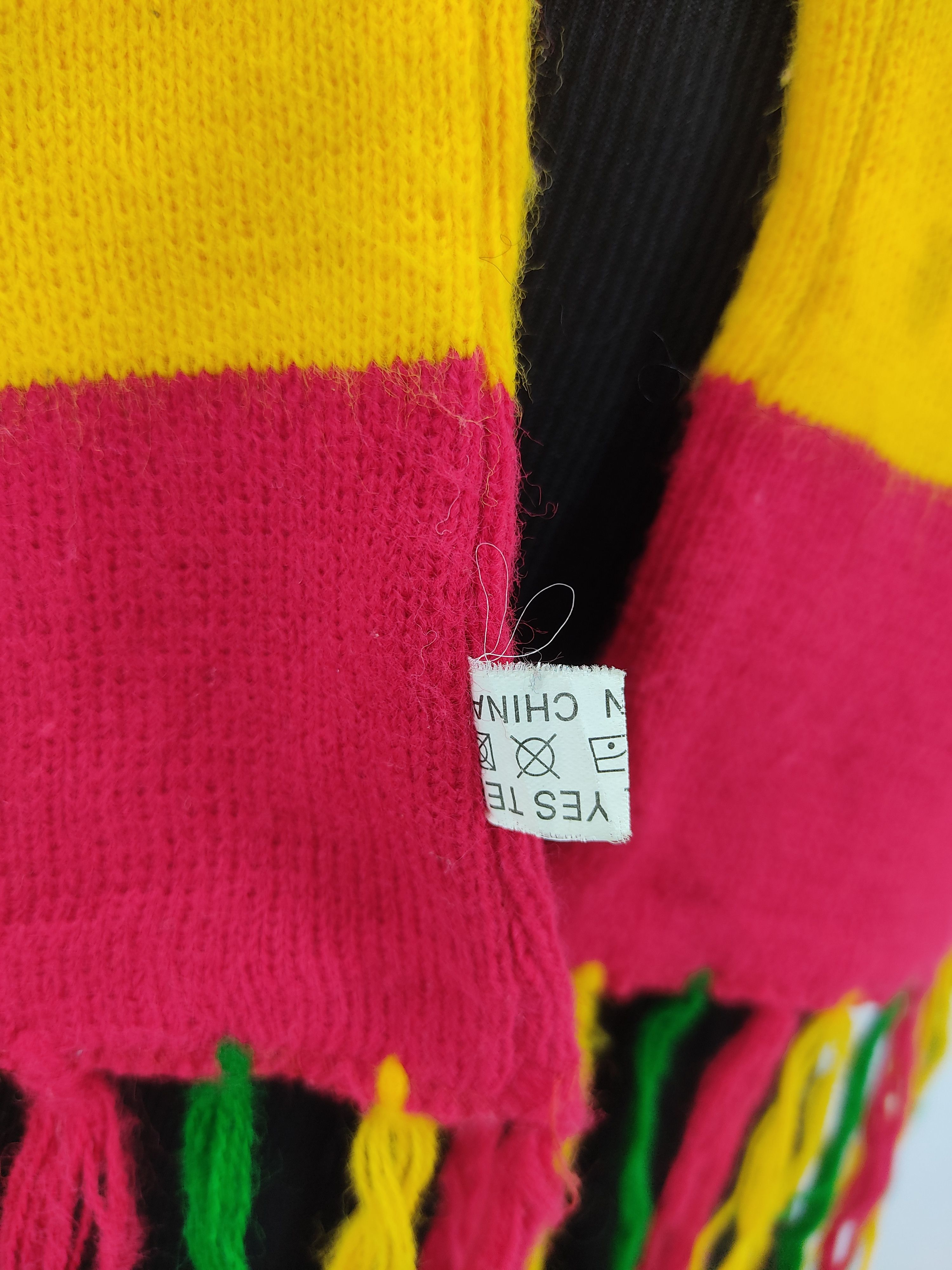 Japanese Brand Vintage Japanese Brand Rasta Scarf / Muffler / Neckwear Size ONE SIZE - 6 Thumbnail