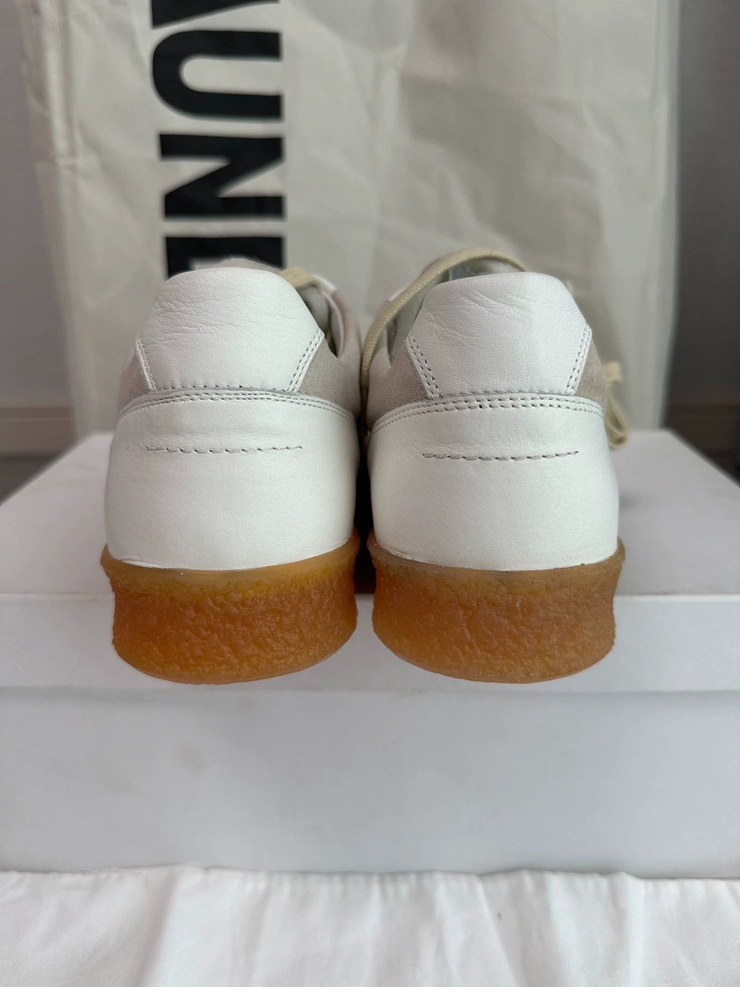Maison Margiela MM6 Maison Margiela Court Trainer white women's low-top Size US 6.5 / IT 36.5 - 4 Thumbnail