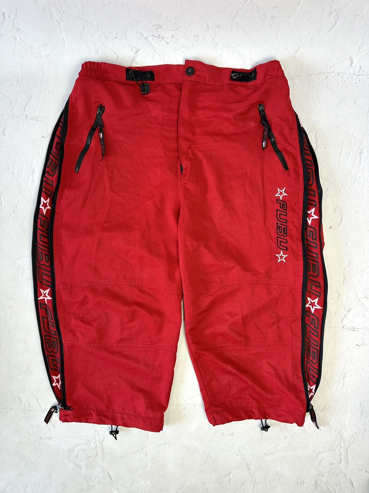 Fubu × Vintage Y2K Vintage Fubu Zipper Breeches Size US 33 - 1 Thumbnail