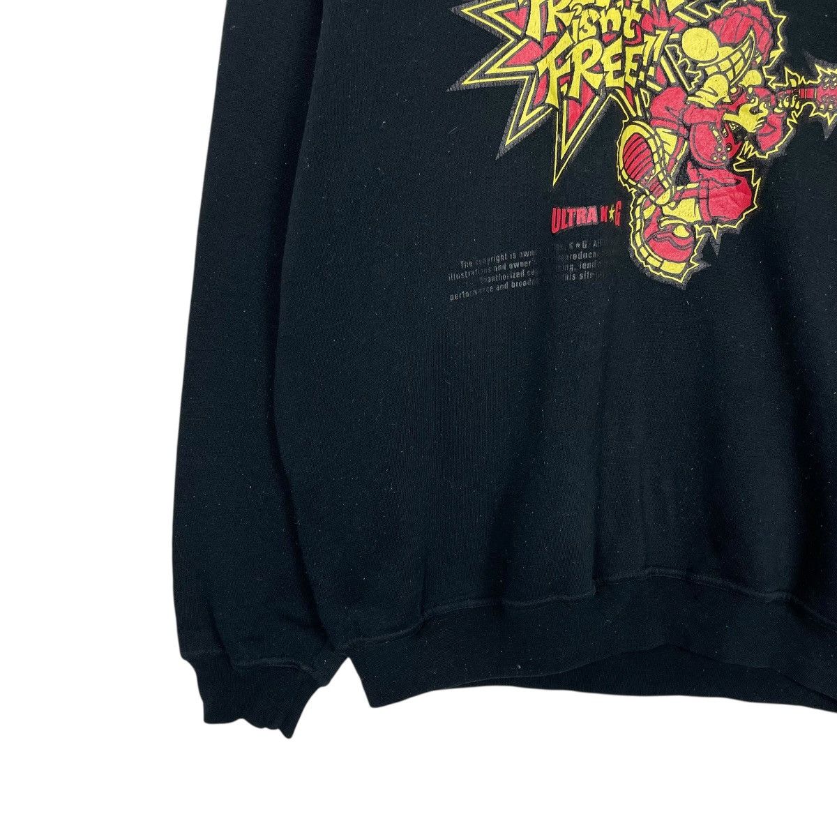 Japanese Brand Ultra KG Freedom Isn't Free Big Logo Sweatshirt Size US L / EU 52-54 / 3 - 3 Thumbnail