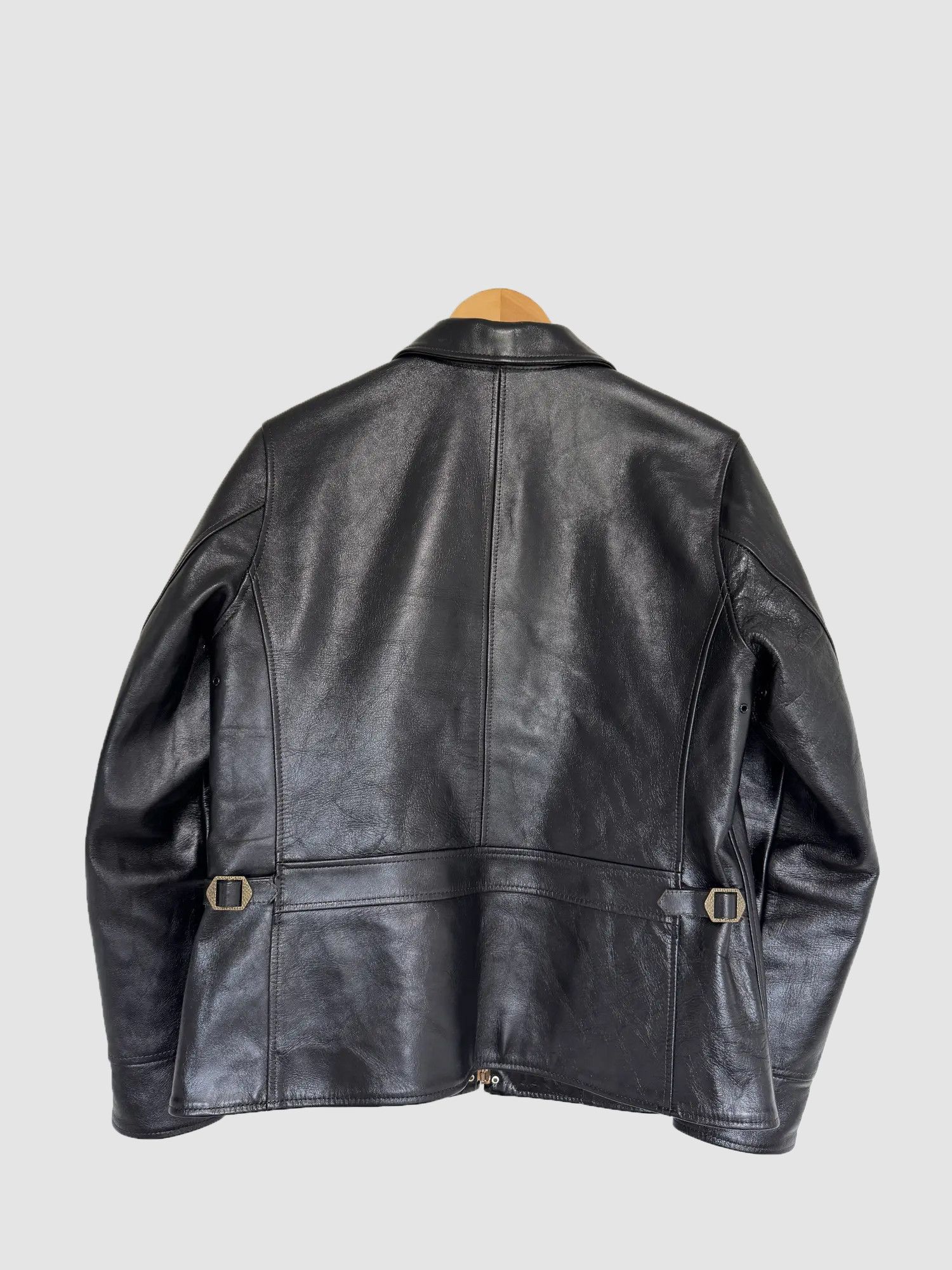 Genuine Leather 🖤🖤 MEN BLACK LEATHER FASHION JACKET STREETWEAR Size US XL / EU 56 / 4 - 2 Thumbnail