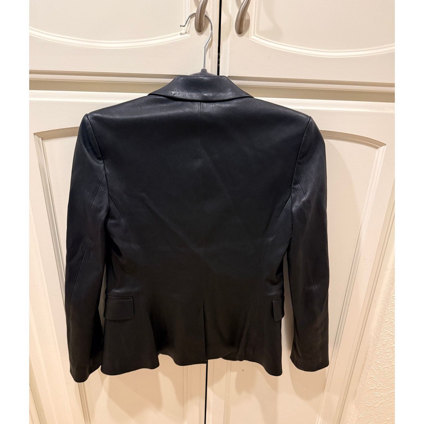 Theory Theory Women’s Size 0 Black Lamb Leather Blazer Jacket Size XS / US 0-2 / IT 36-38 - 4 Thumbnail